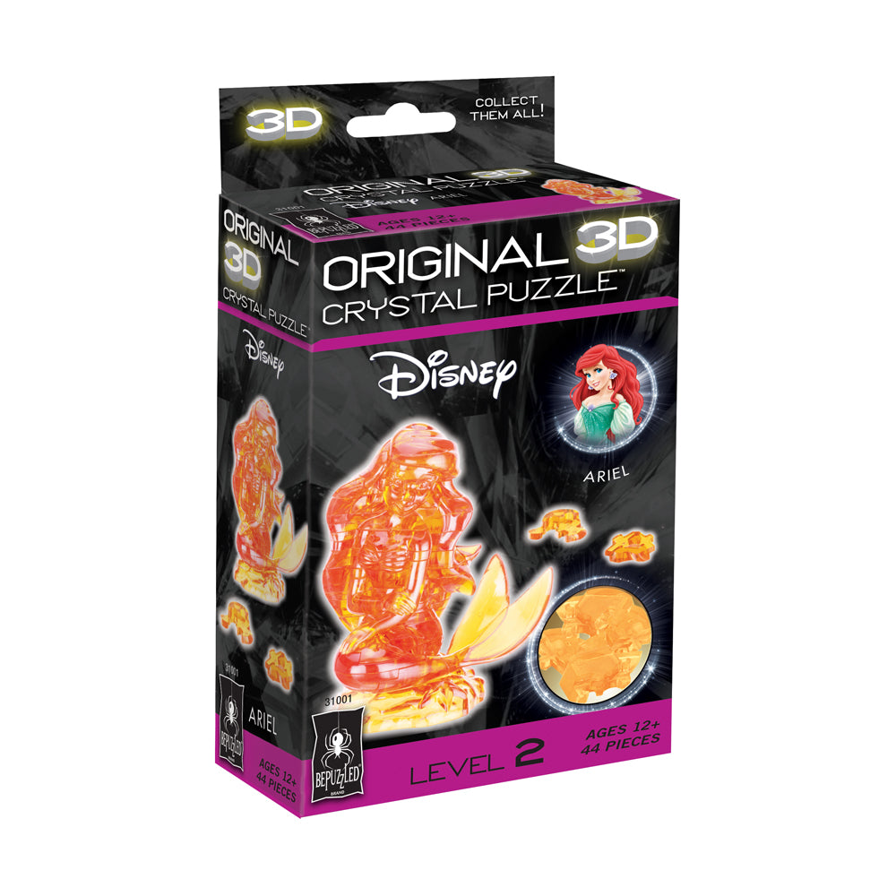 BePuzzled Disney Ariel 3D Crystal Puzzle - 44 Pieces - Image 2