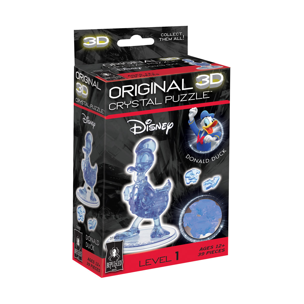 BePuzzled Disney Donald Duck 3D Crystal Puzzle - 39 Pieces - Image 2