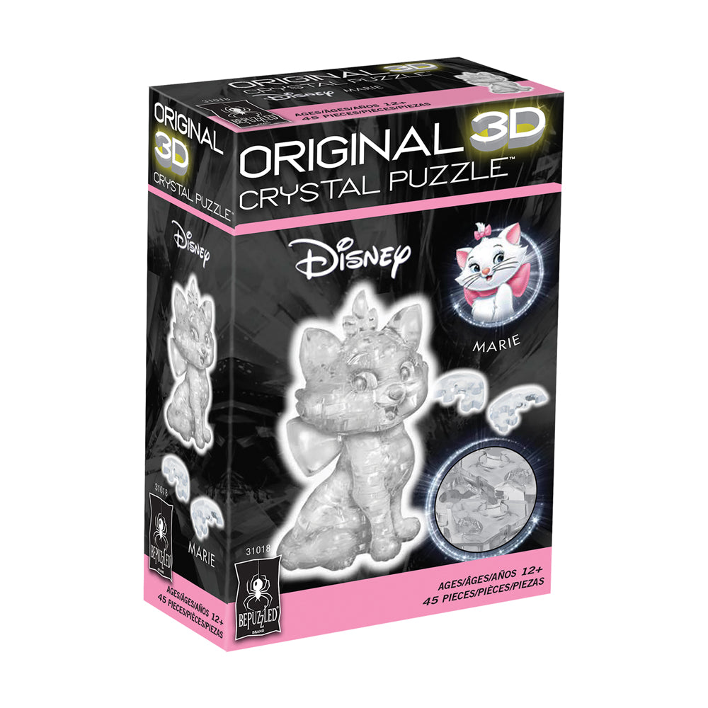 BePuzzled Disney Marie 3D Crystal Puzzle - 45 Pieces - Image 2