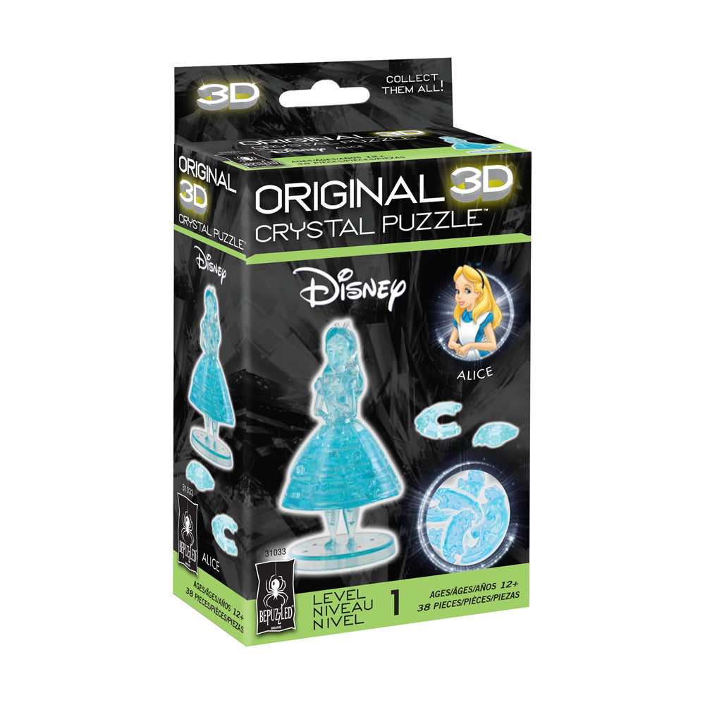 BePuzzled Disney Alice 3D Crystal Puzzle - 38 pcs - Image 2