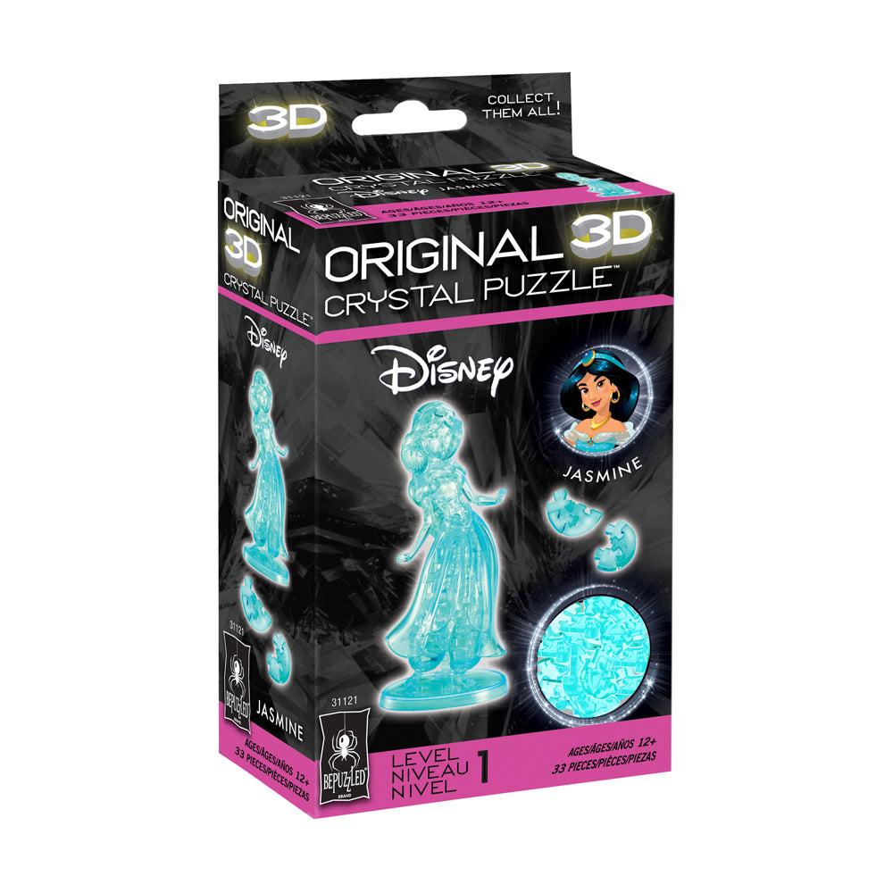 BePuzzled Disney Jasmine 3D Crystal Puzzle - 33 Pieces - Image 2