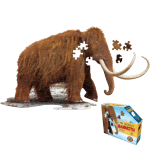 Madd Capp I AM WOOLLY Mammoth-Shaped Jigsaw Puzzle - 100 pc
