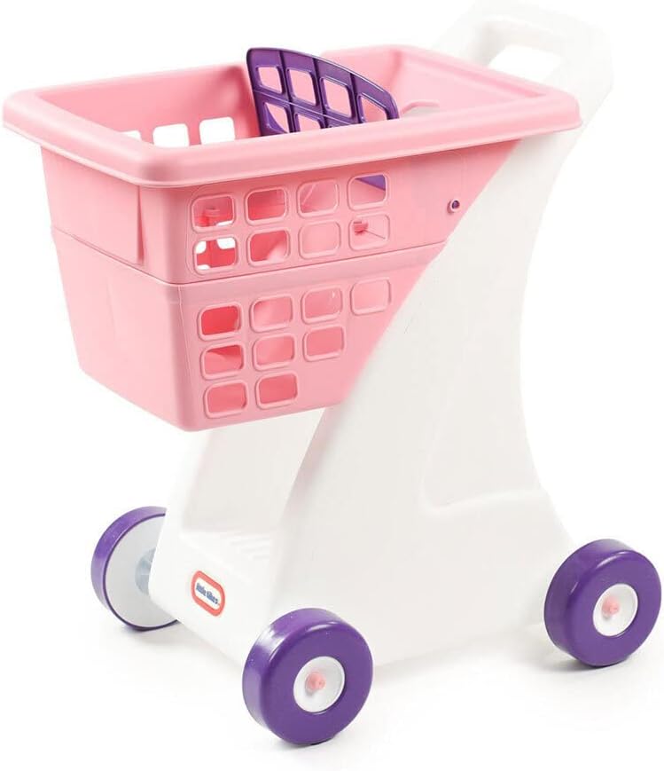 Little Tikes Pink Toddler Shopping Cart - Imaginative Playset - Image 2