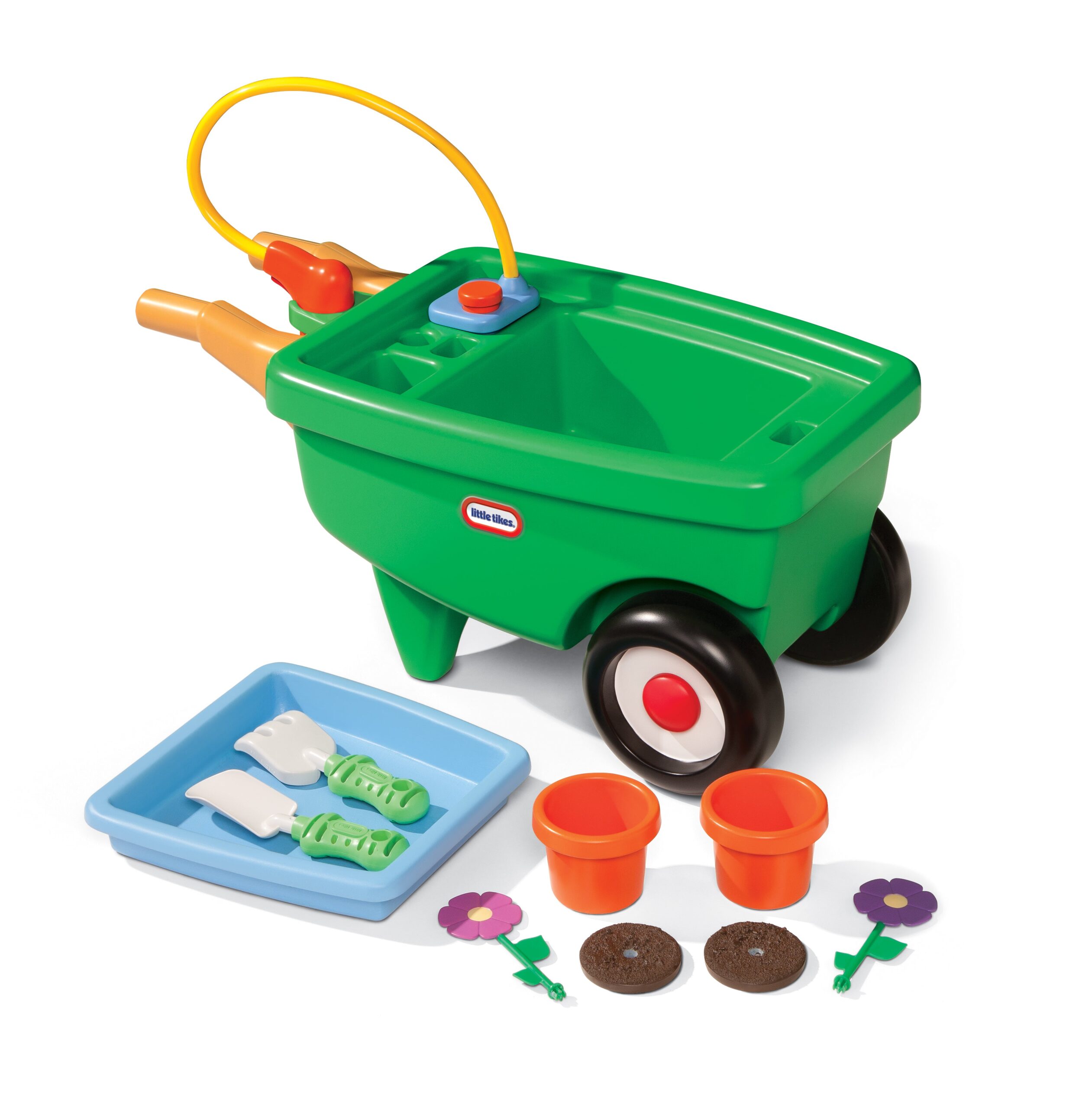 Little Tikes 2-in-1 Garden Wheelbarrow and Sprinkler Playset - Image 4
