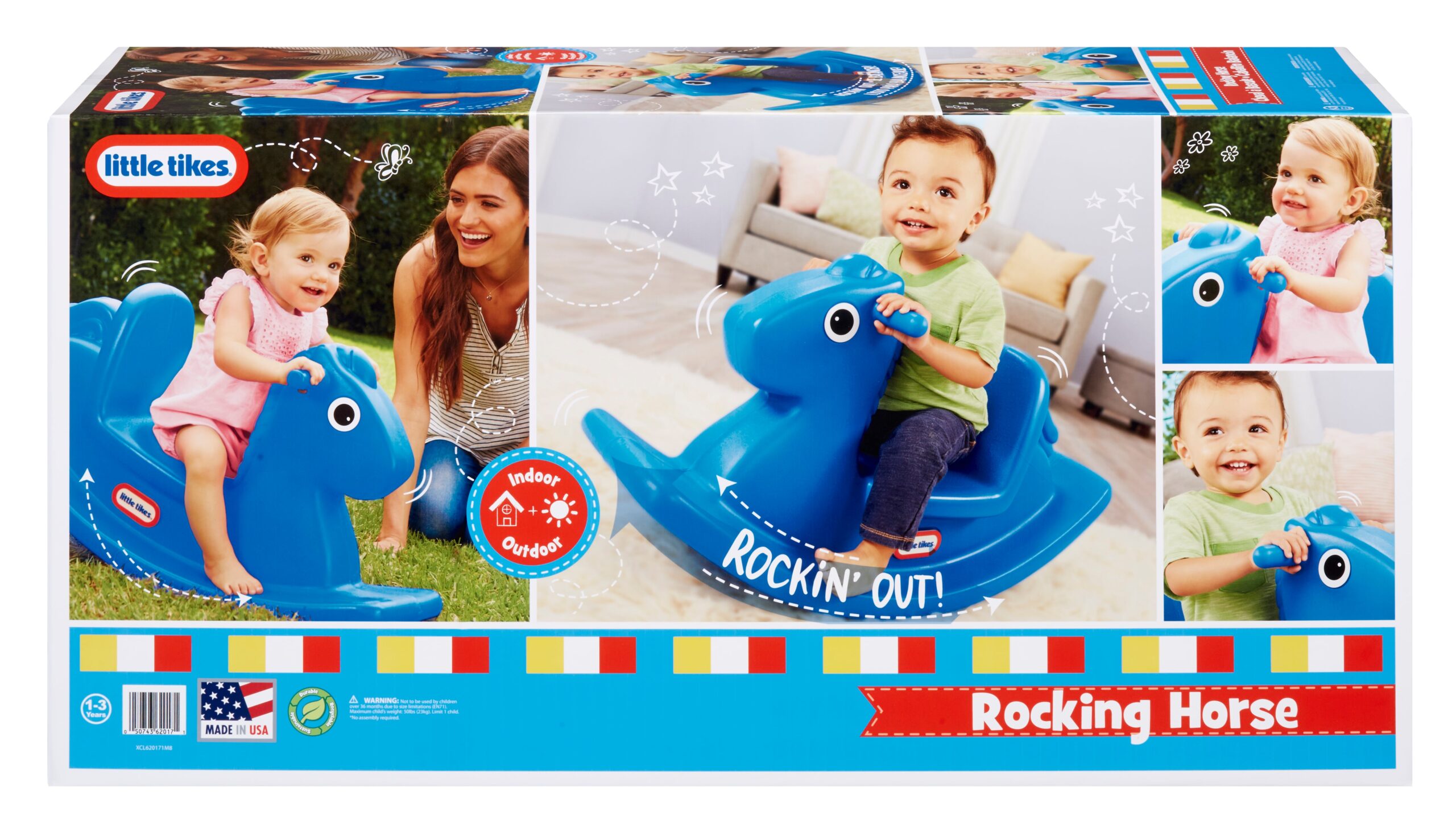 Little Tikes Rocking Horse ?C Primary Blue - Image 3