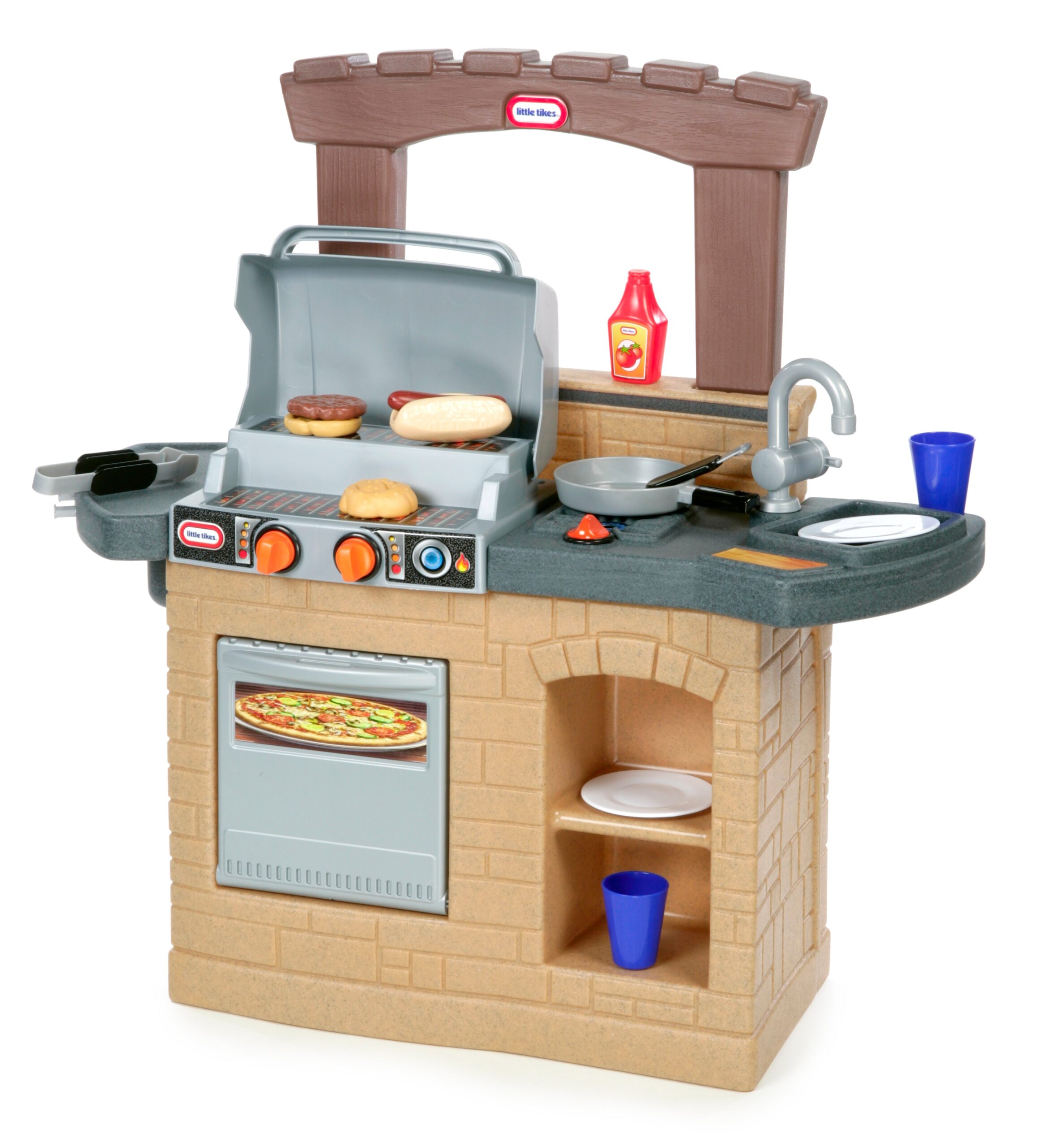 Little Tikes Cook 'n Play Outdoor BBQ - Play Kitchen Set - Image 3