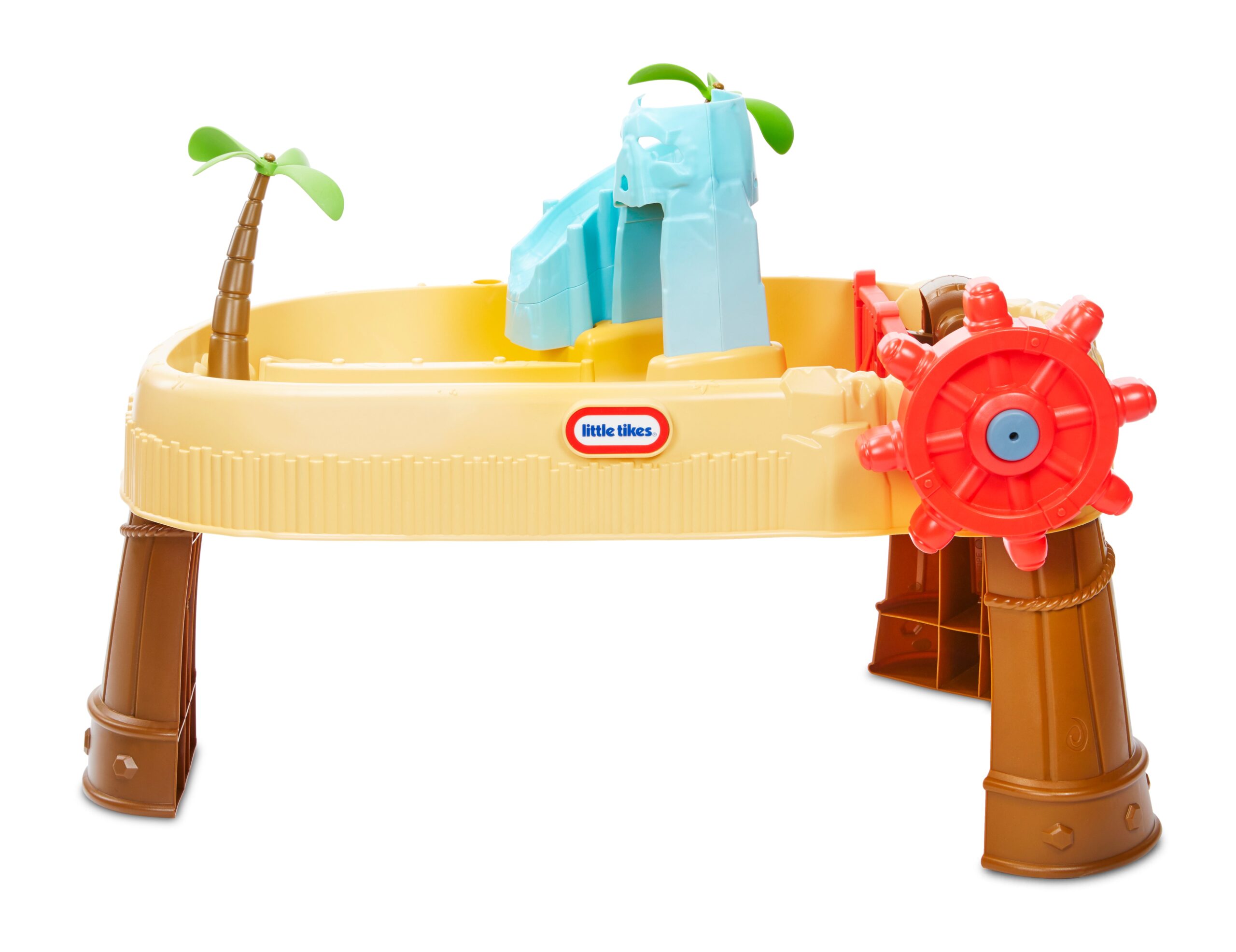 Island Wavemaker Pirate Adventure Water Table with Wave-Making Wheel - Image 2