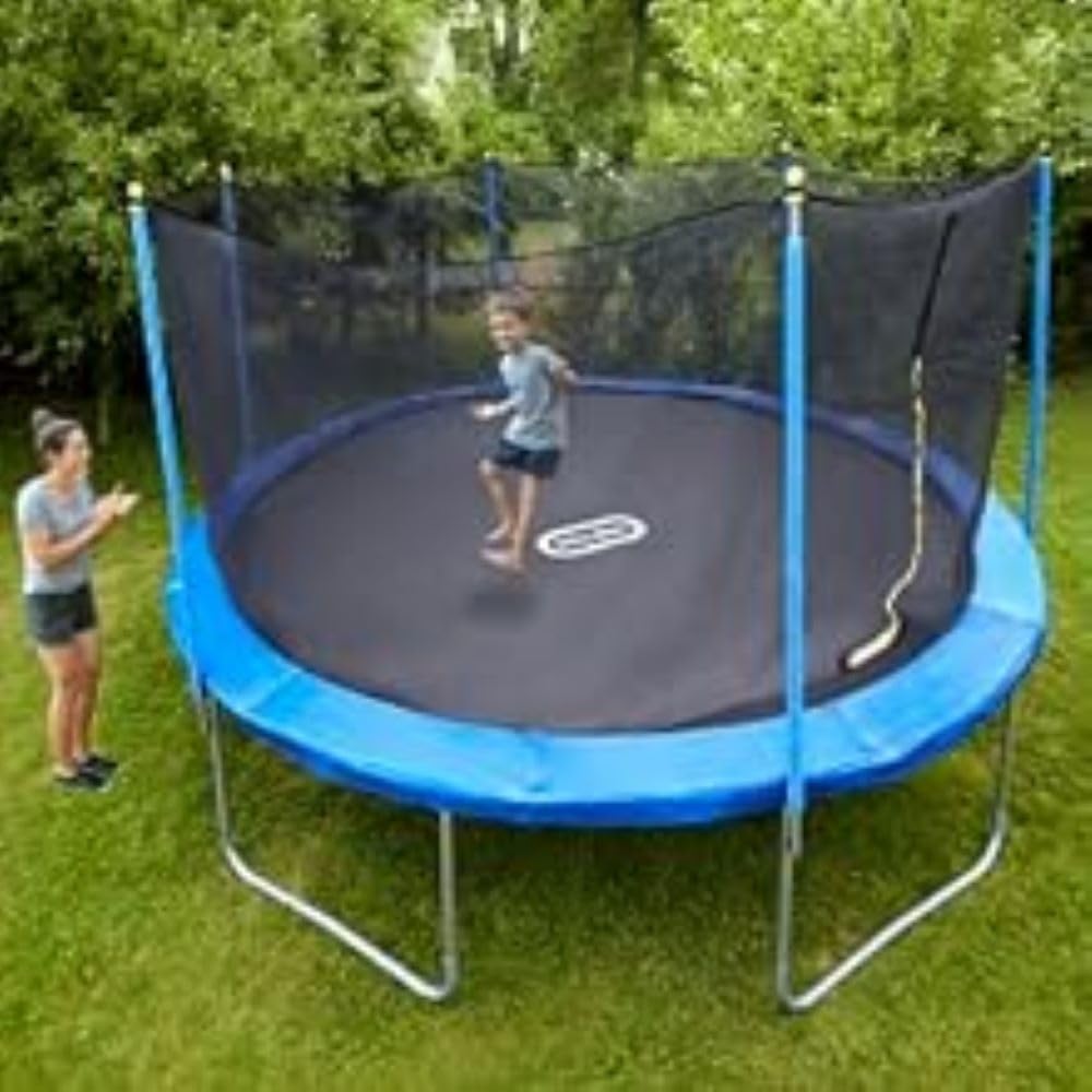 Little Tikes Mega 15-Foot Outdoor Trampoline with Enclosure - Image 2