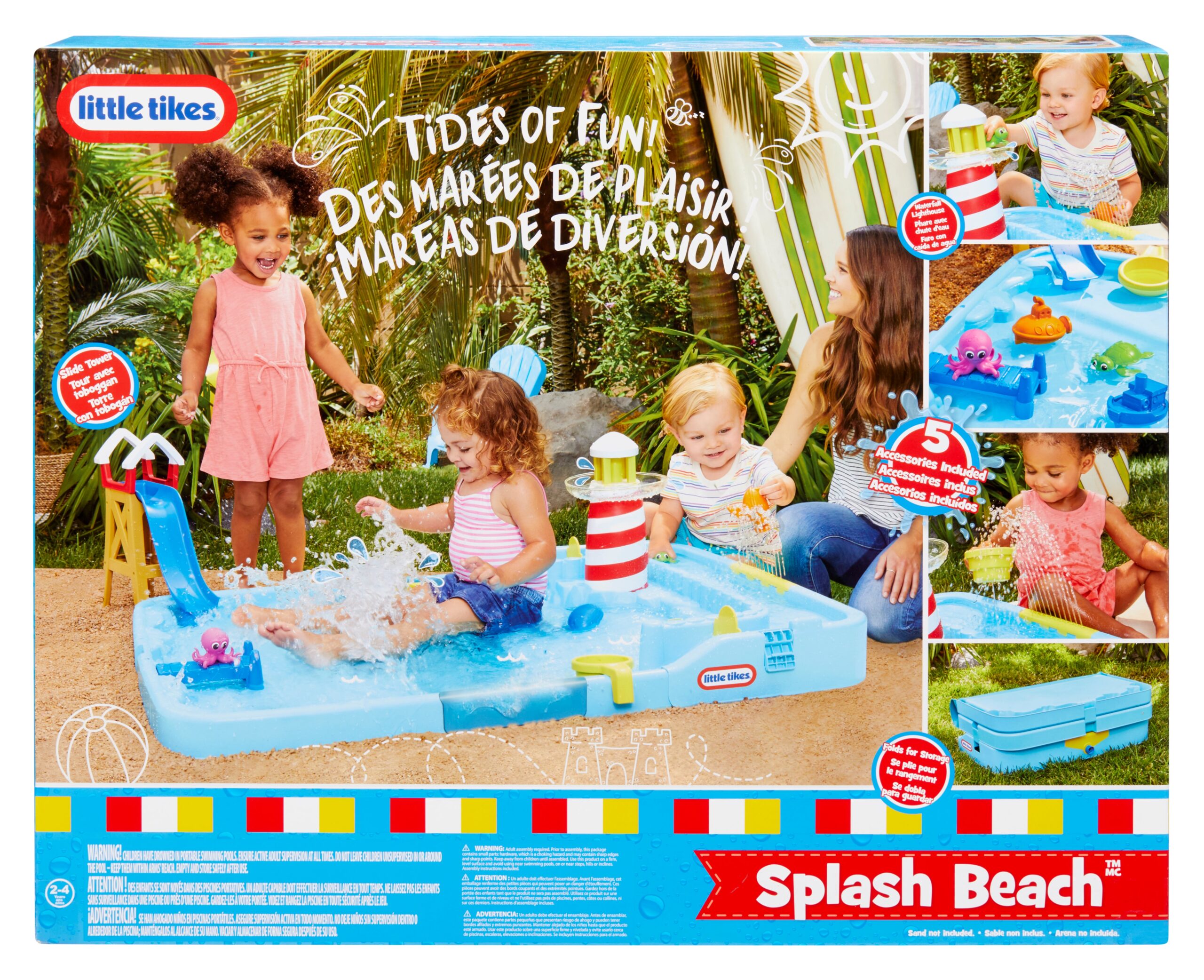 Little Tikes Splash Beach Water Play Pad for Kids - Image 4