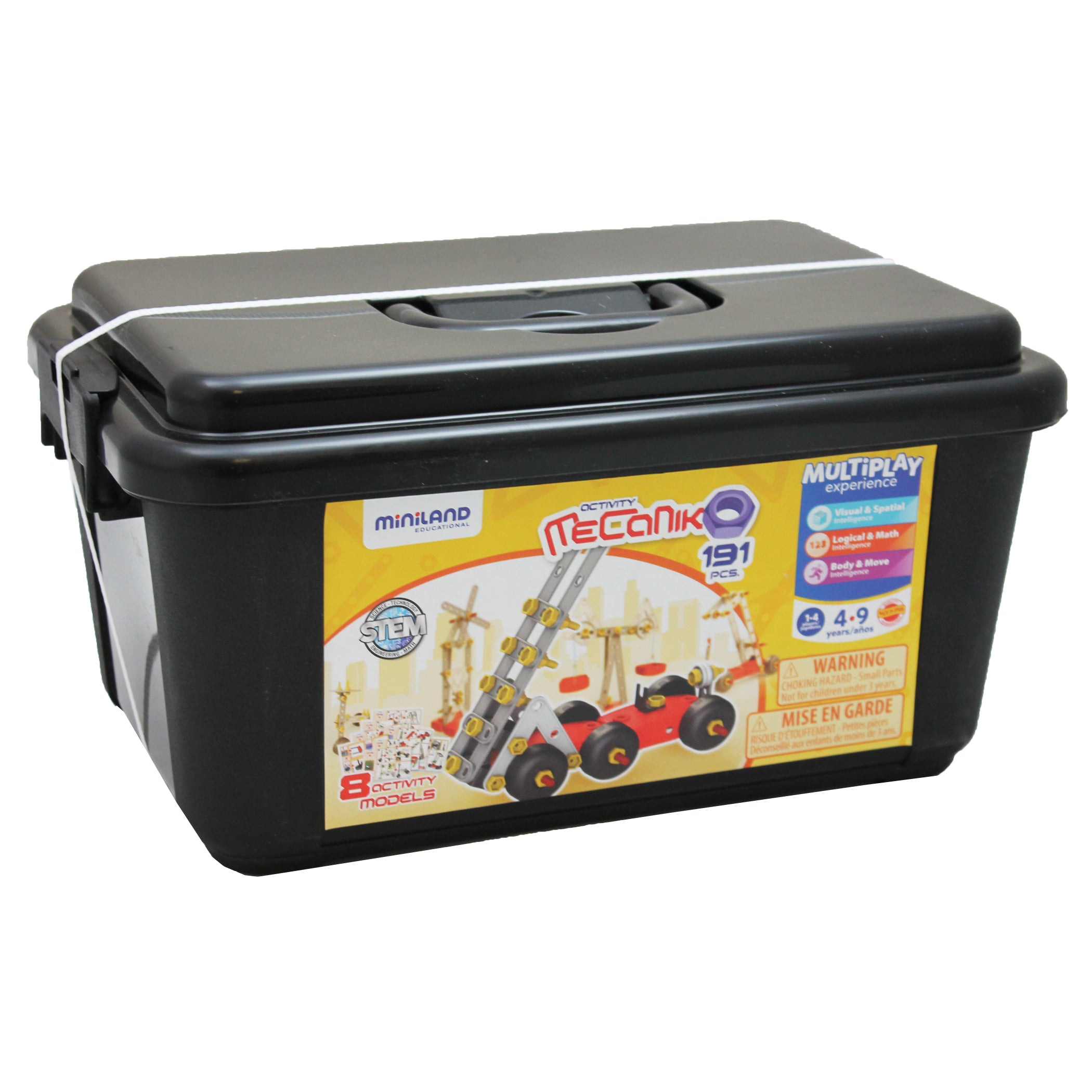 Miniland Educational Mecaniko - 191-Piece Vehicle Building Set - Image 5