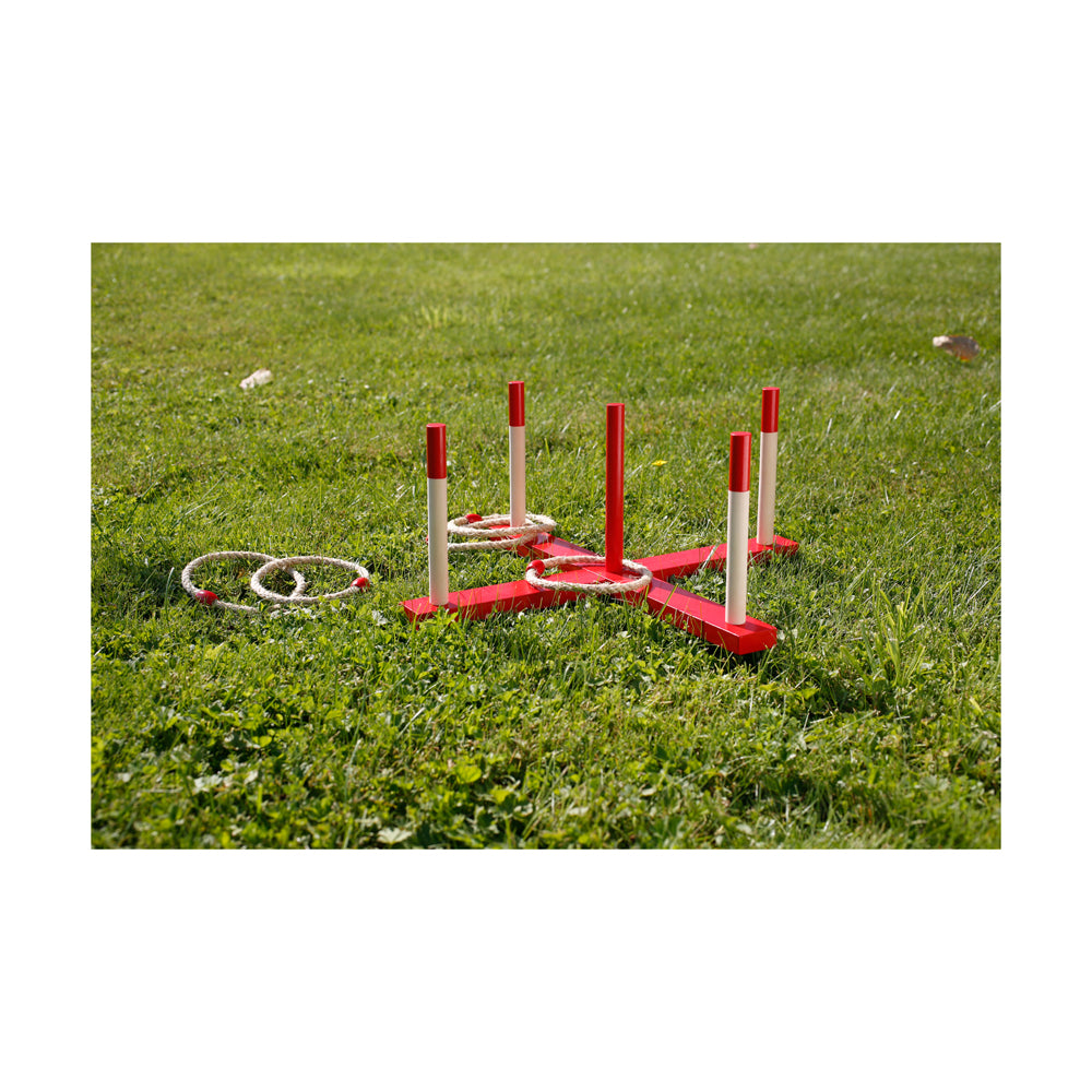 Toysmith Playground Classics Wooden Ring Toss Game Set - Image 2