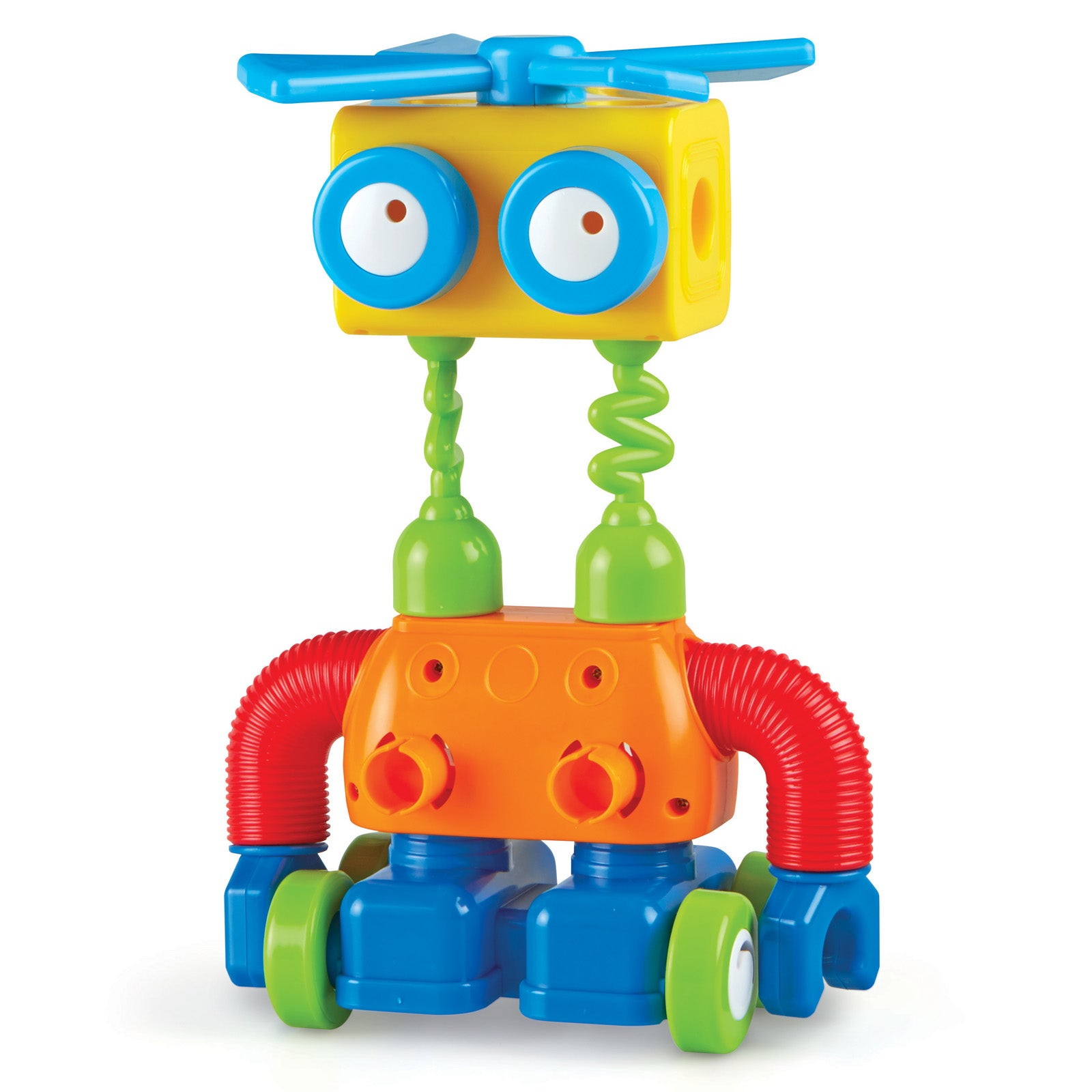 Learning Resources 1-2-3 Build It! Robot Factory - STEM Toy for Creative Play - Image 2