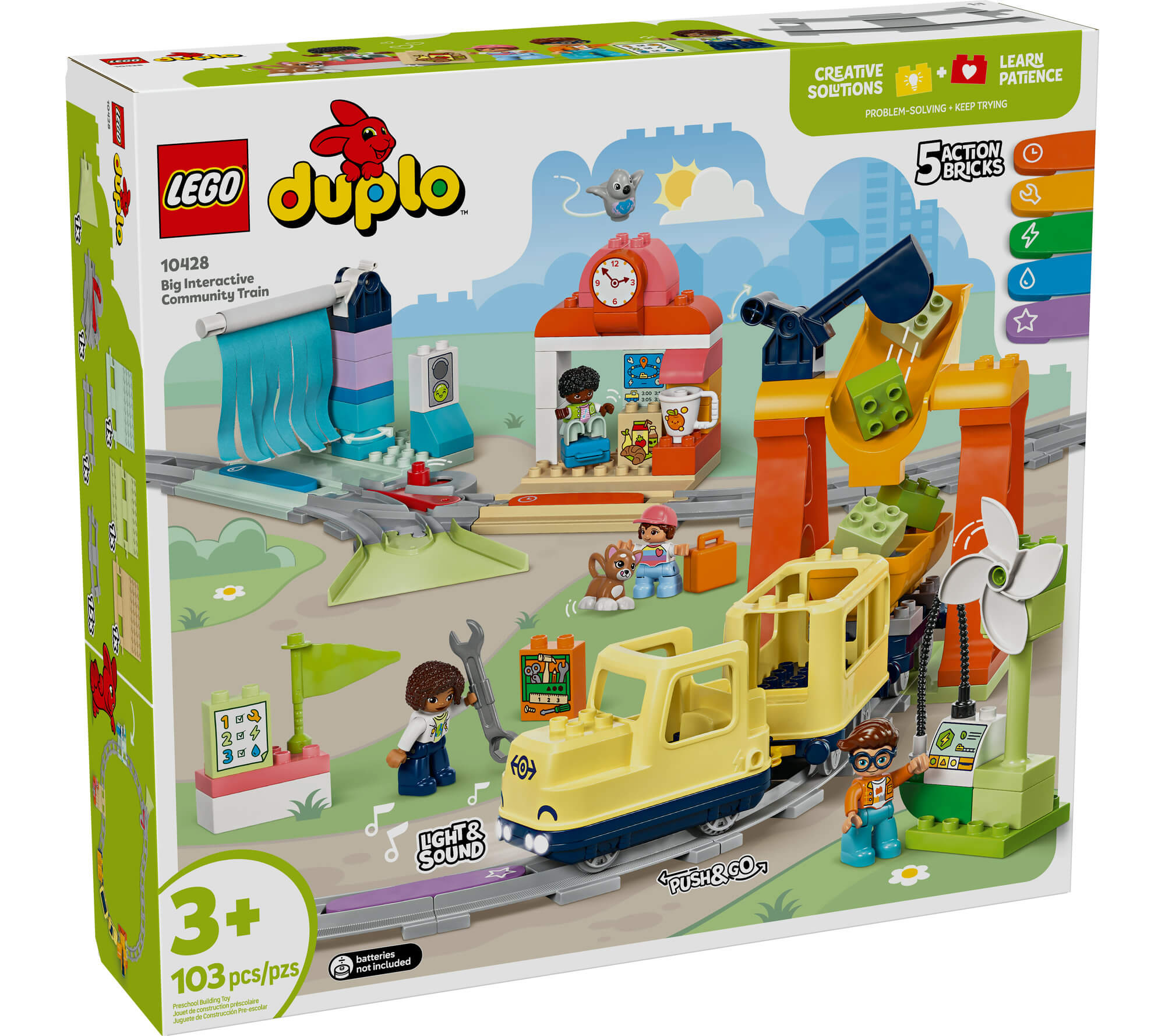 LEGO DUPLO Town Big Interactive Community Train Set 10428 - Image 2
