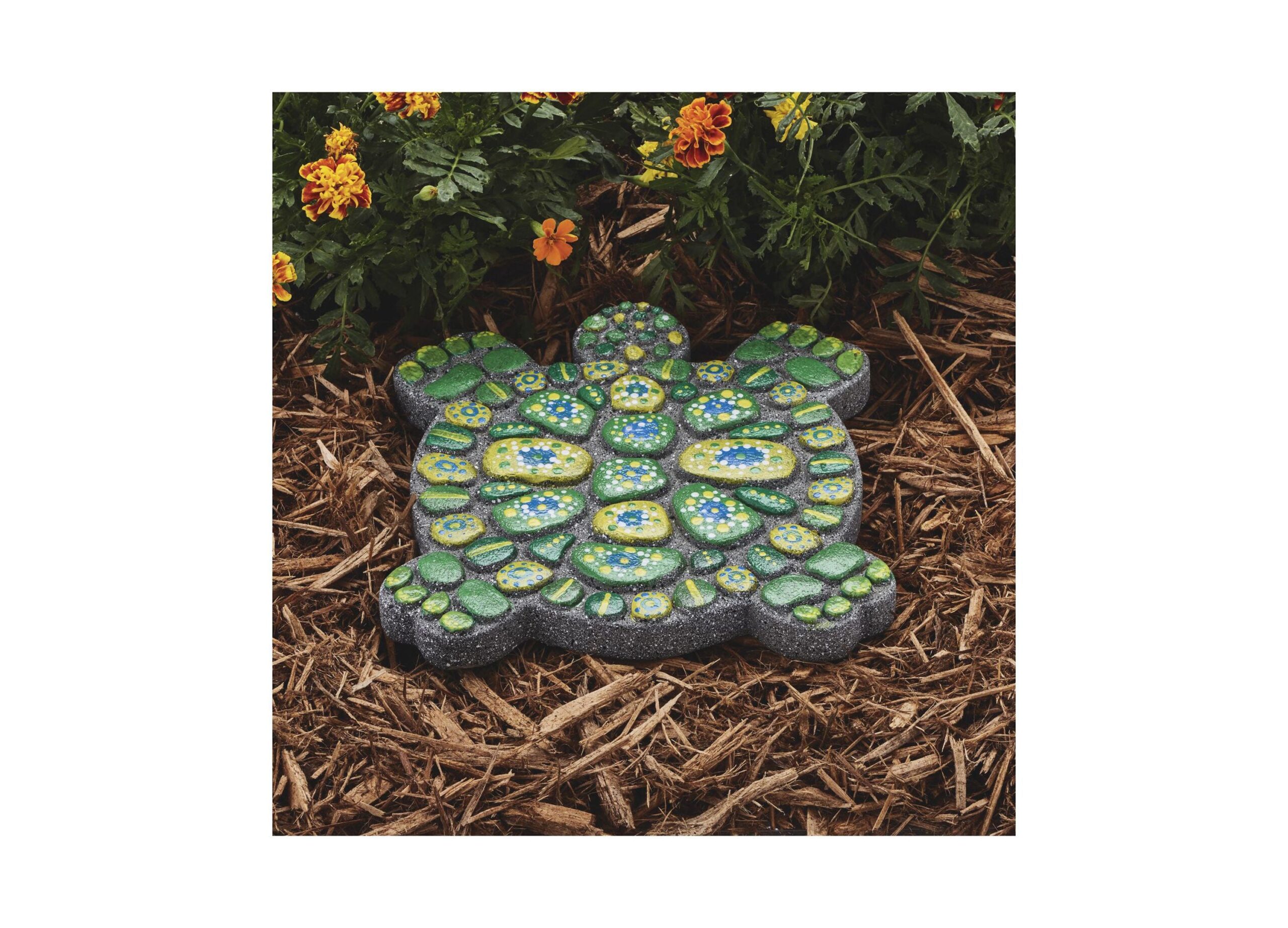 MindWare Paint Your Own Turtle Stepping Stone Kit - Arts and Crafts - Image 2