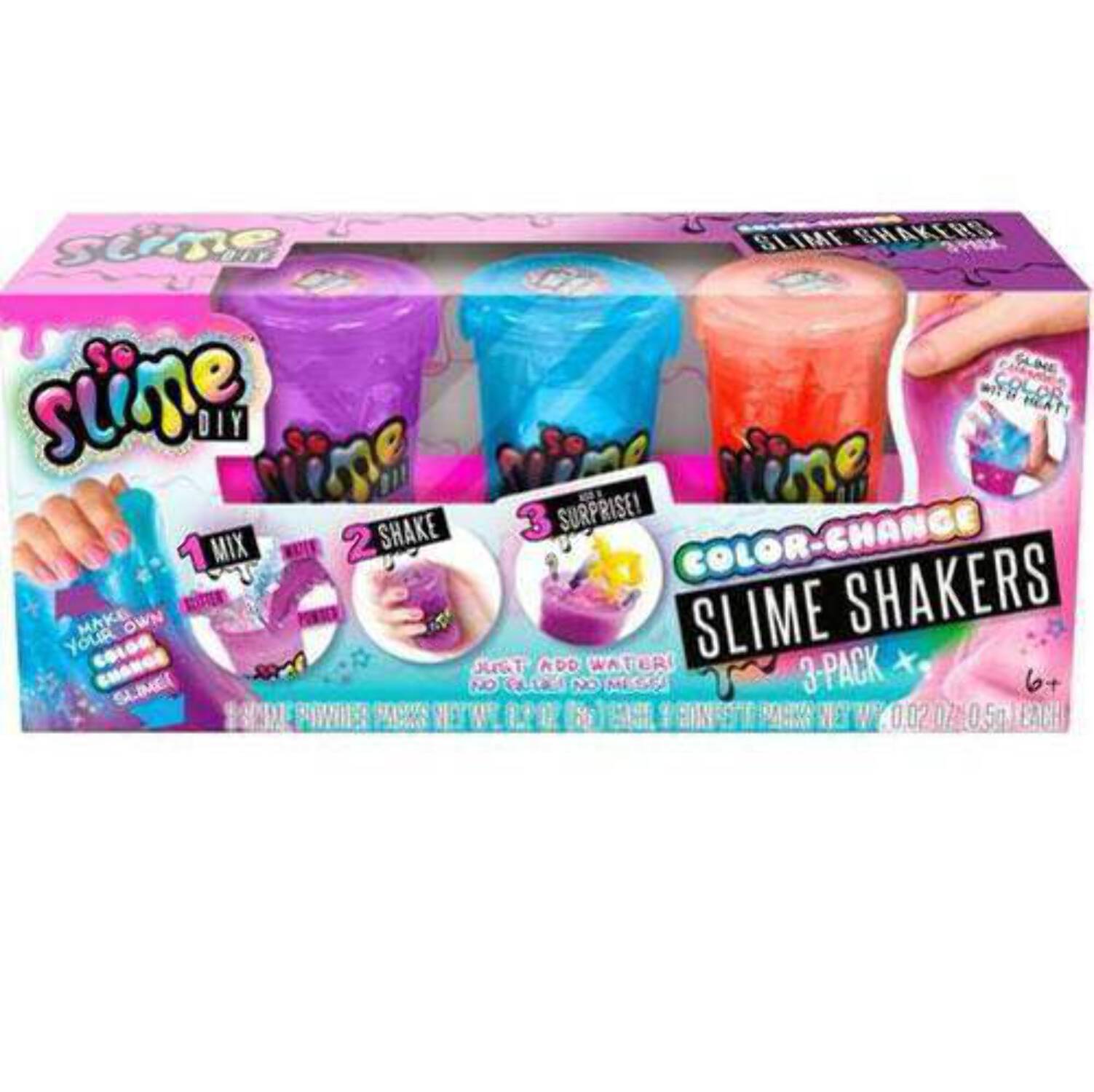 So Slime DIY Color Chaos Slime Shaker 3-Pack - Arts and Crafts Kit - Image 2