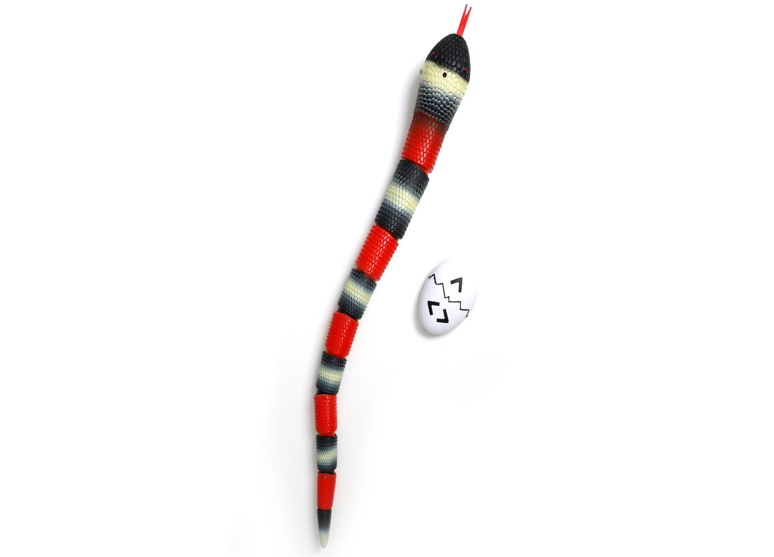 Discovery Kids Remote Control King Snake - Realistic Slithering Motion - Black - Image 5
