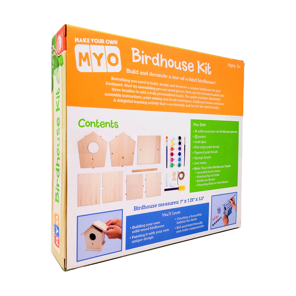 MindWare DIY Birdhouse Creation Kit - Complete Crafting Set - Image 2