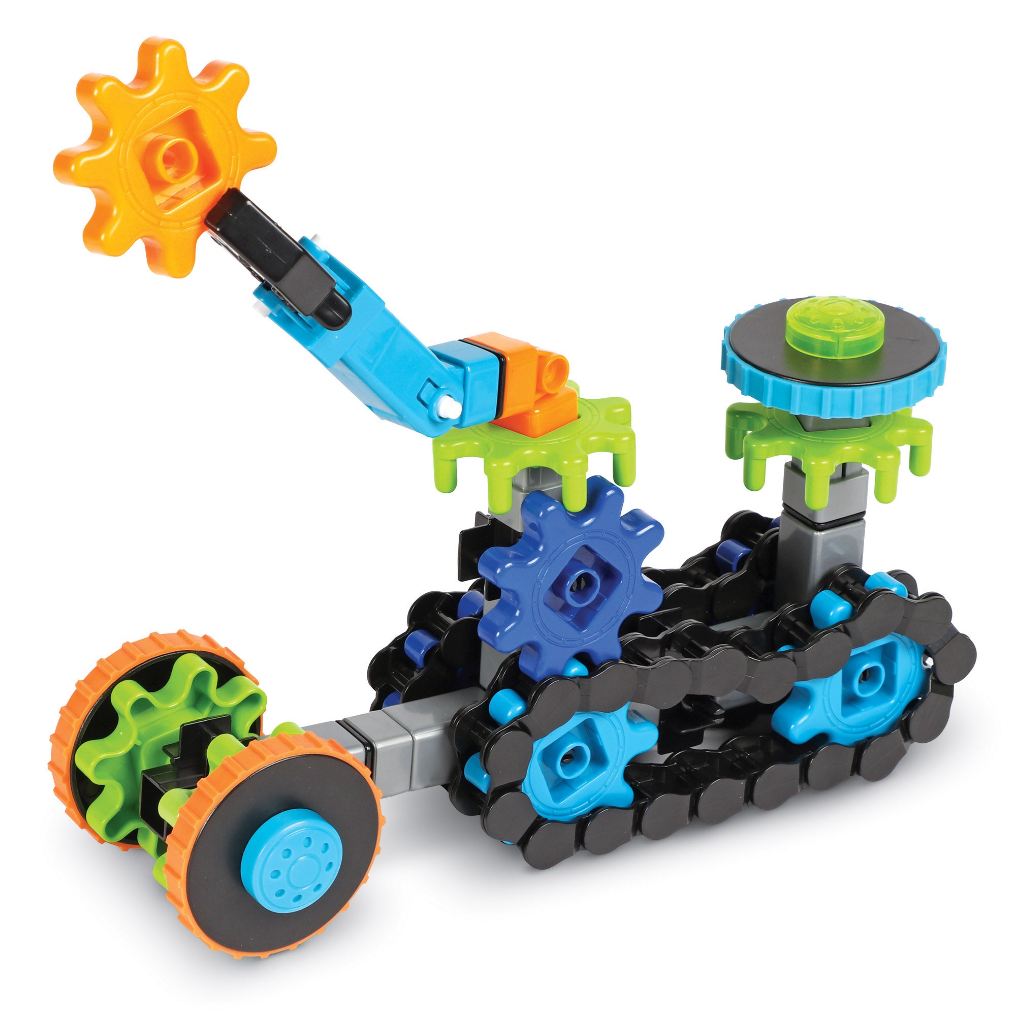 Learning Resources Gears! Gears! Gears! 108-Piece Treadmobiles Building Set - Image 3