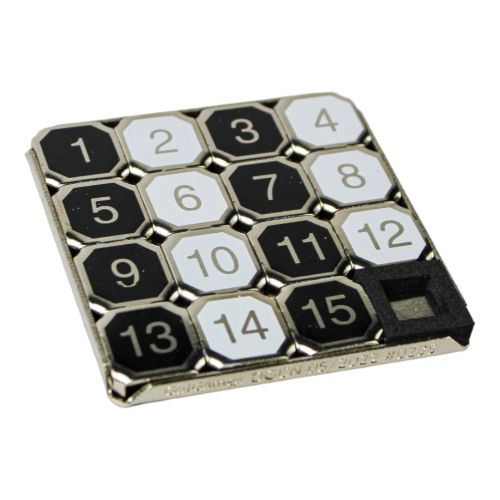 Go! Games Classic 15 Puzzle Game - Metal Frame Slider Puzzle - Image 6