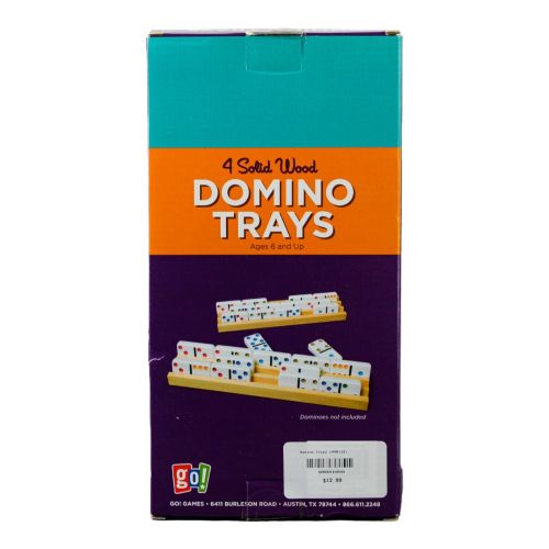 Go! Games Premium Wooden Domino Trays - Elevate Your Game Night - Image 2