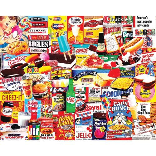 White Mountain Vintage Snack Foods Jigsaw Puzzle - 1000 pc - Image 2
