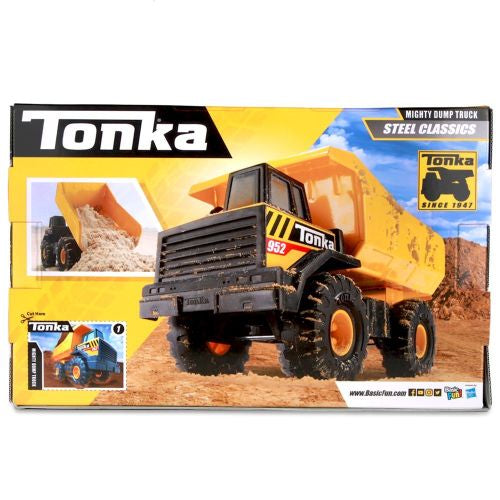 Tonka Steel Classics Mighty Dump Truck - Yellow and Black - Image 2