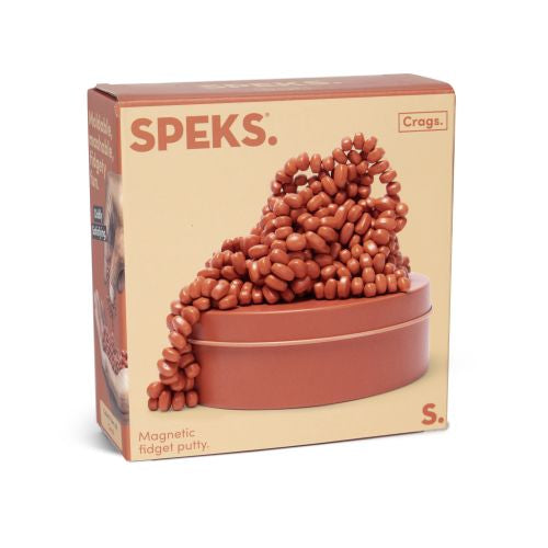 Crags Matte Coral Magnetic Fidget Putty Tin