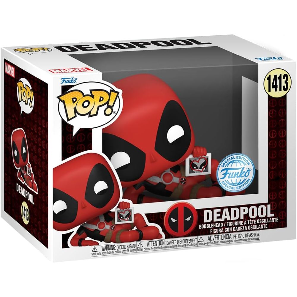 Funko POP! Deadpool Hearts 3.75 inch Vinyl Figure - Love-Themed Marvel Character