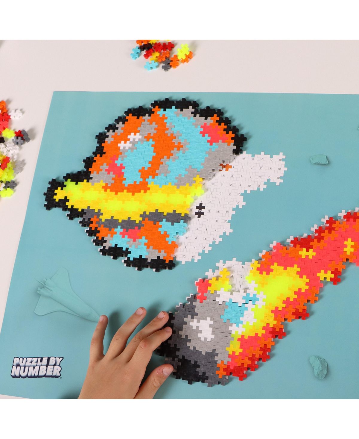 Plus-Plus Puzzle By Number - 500 Piece Space Themed Puzzle - Image 5