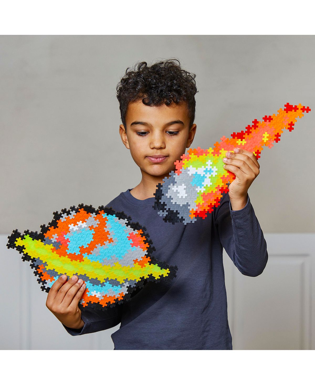 Plus-Plus Puzzle By Number - 500 Piece Space Themed Puzzle - Image 6