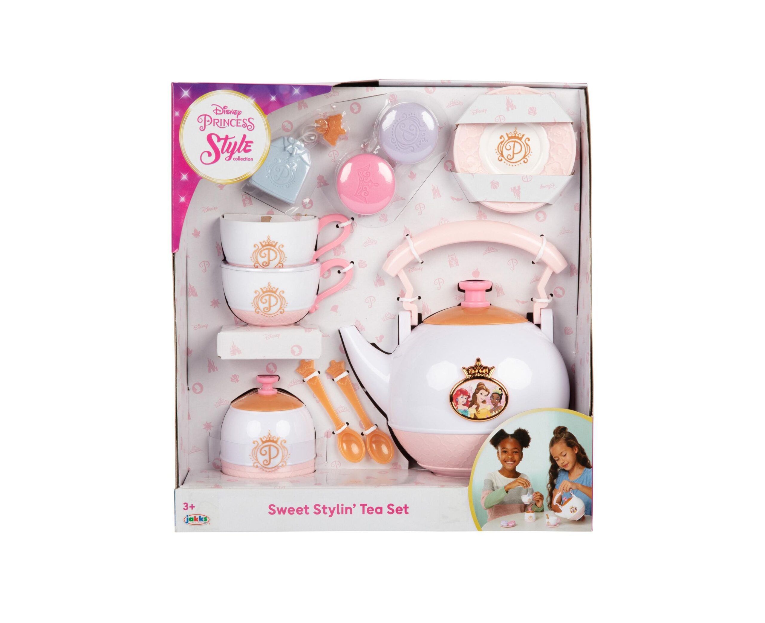 Disney Princess Style Collection 12-Piece Sweet Styling Tea Set - Image 3