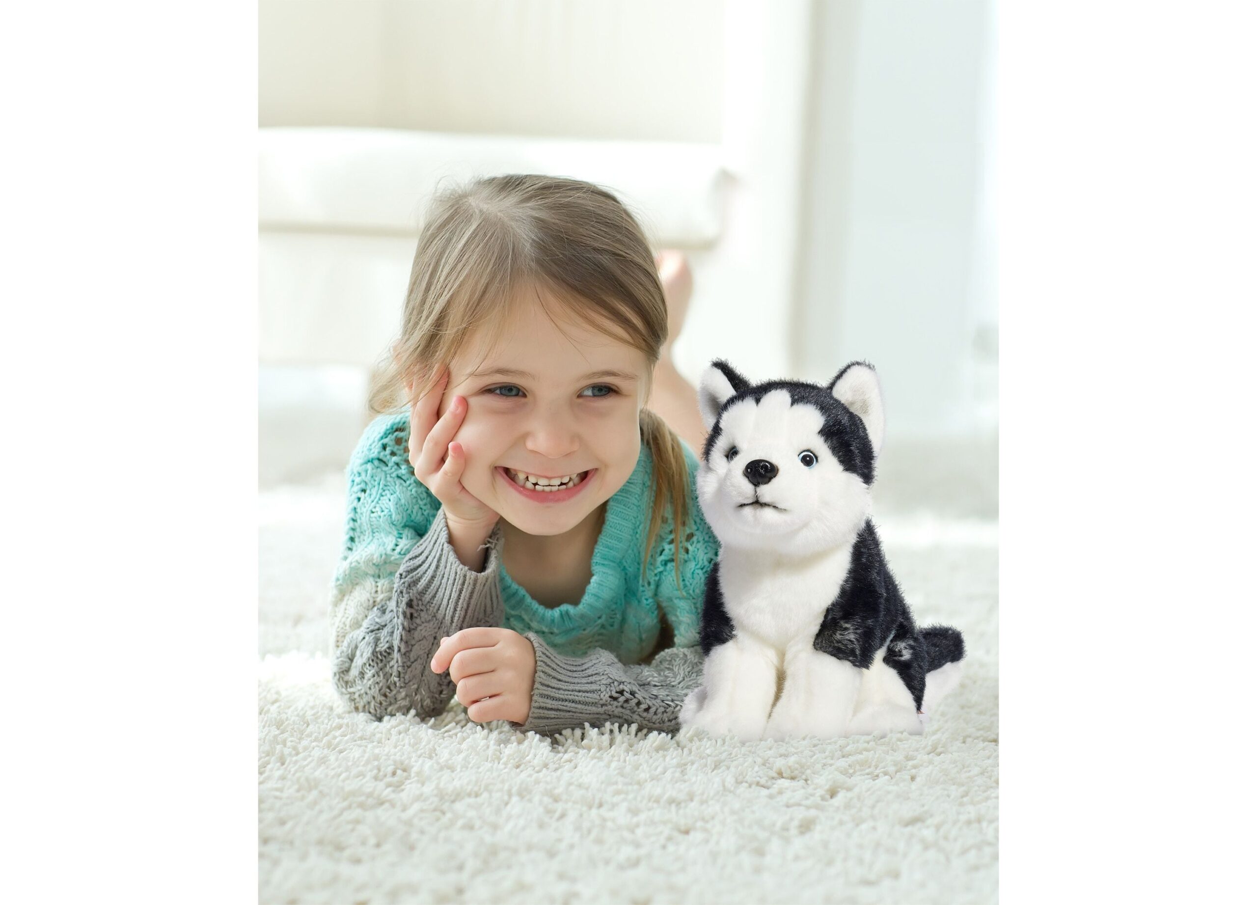 Geoffrey's Toy Box 10 inch Siberian Husky Plush Puppy - Exclusive at Macy's - Image 4