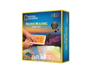 National Geographic STEAM Paper Making Craft Kit - Colorful Creation Set