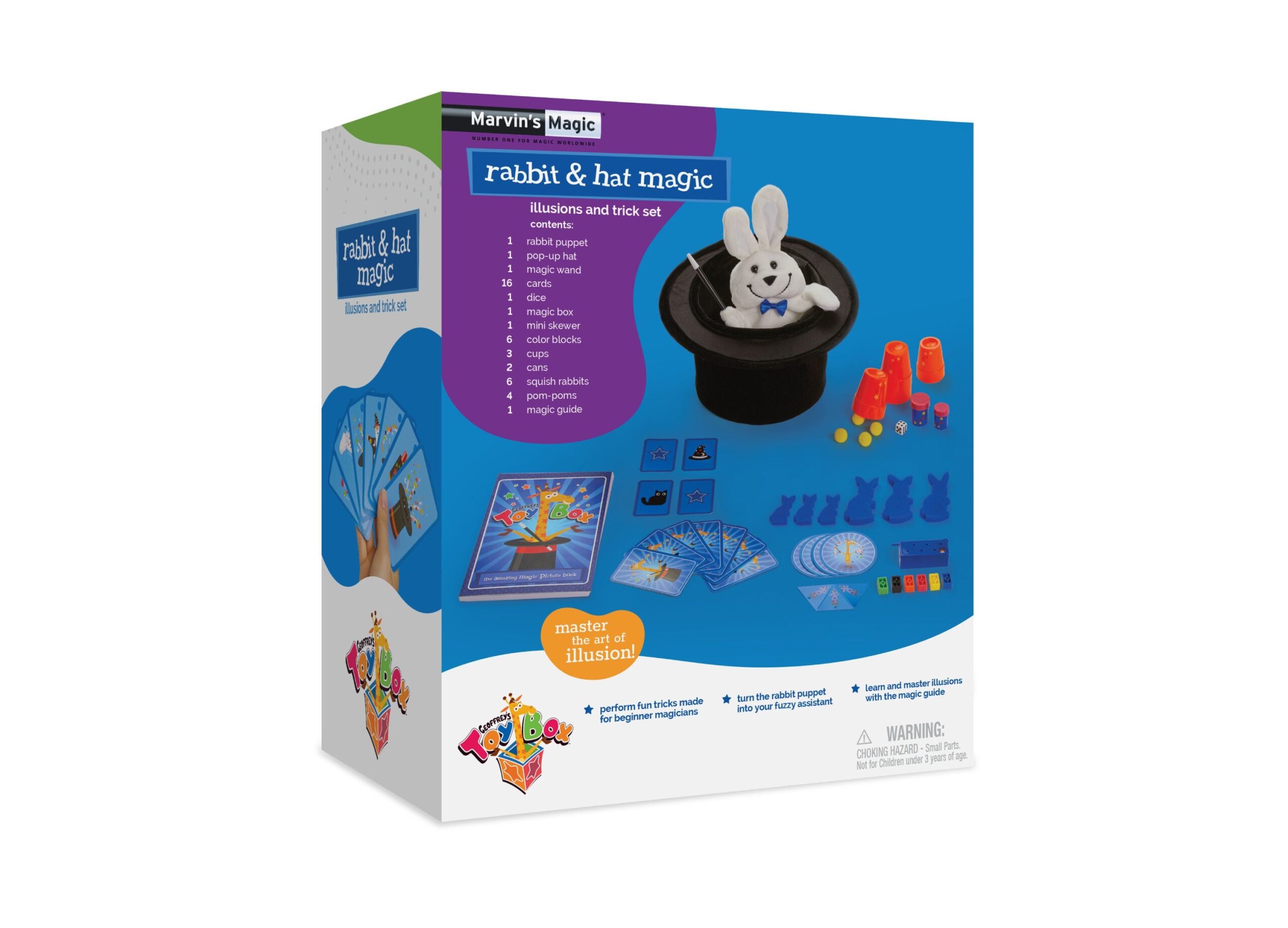 Geoffrey's Toy Box 43-Piece Rabbit & Hat Magic Set for Beginners - Image 2