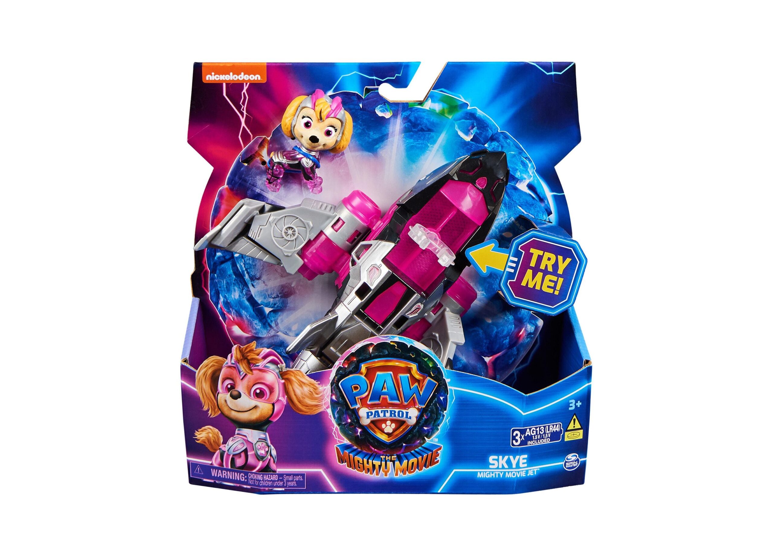 PAW Patrol Mighty Movie Skye's Transforming Jet - Action Figure Playset - Image 9