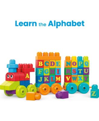 Mega Bloks First Builders 60-Piece ABC Learning Train Set - Image 3