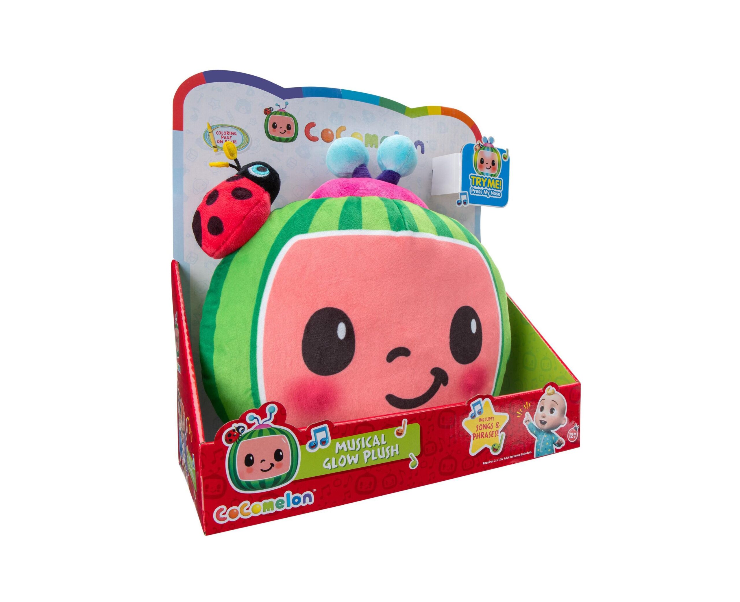Cocomelon Musical Glow Plush - Interactive Nursery Rhyme Toy - Image 3