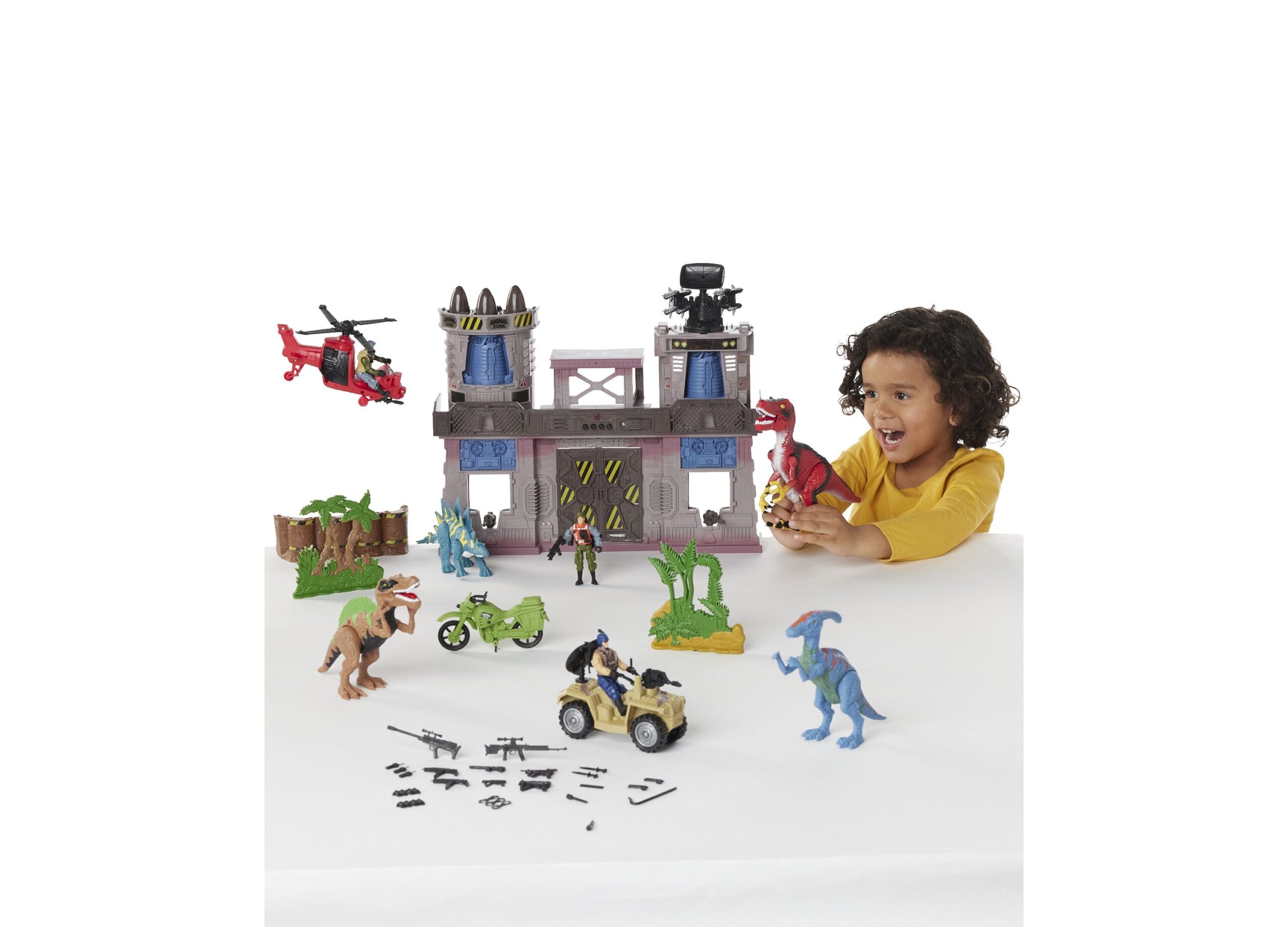 Toys R Us Animal Zone Dino Fortress Playset with Light and Sound Effects - Image 6