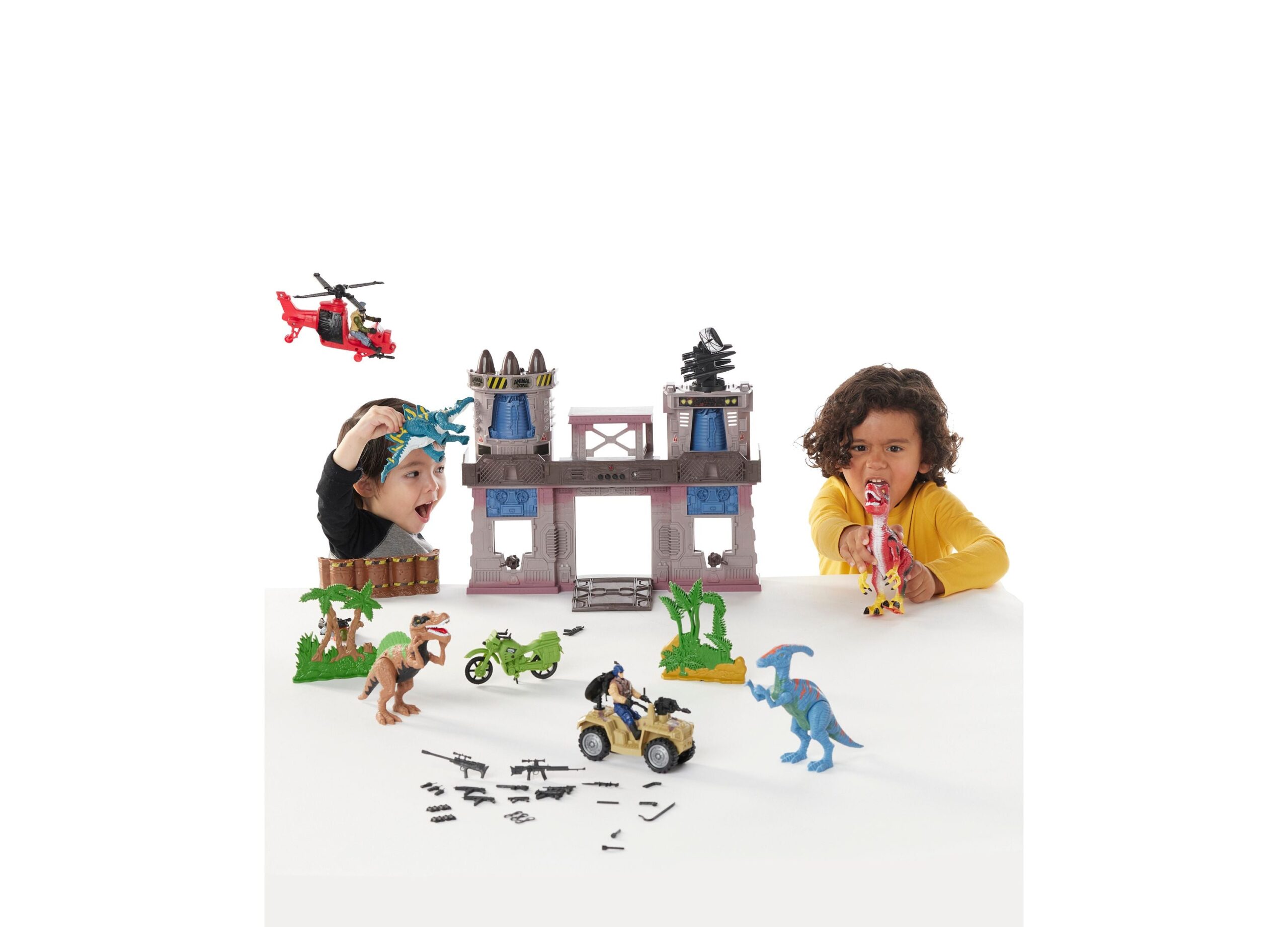 Toys R Us Animal Zone Dino Fortress Playset with Light and Sound Effects - Image 7