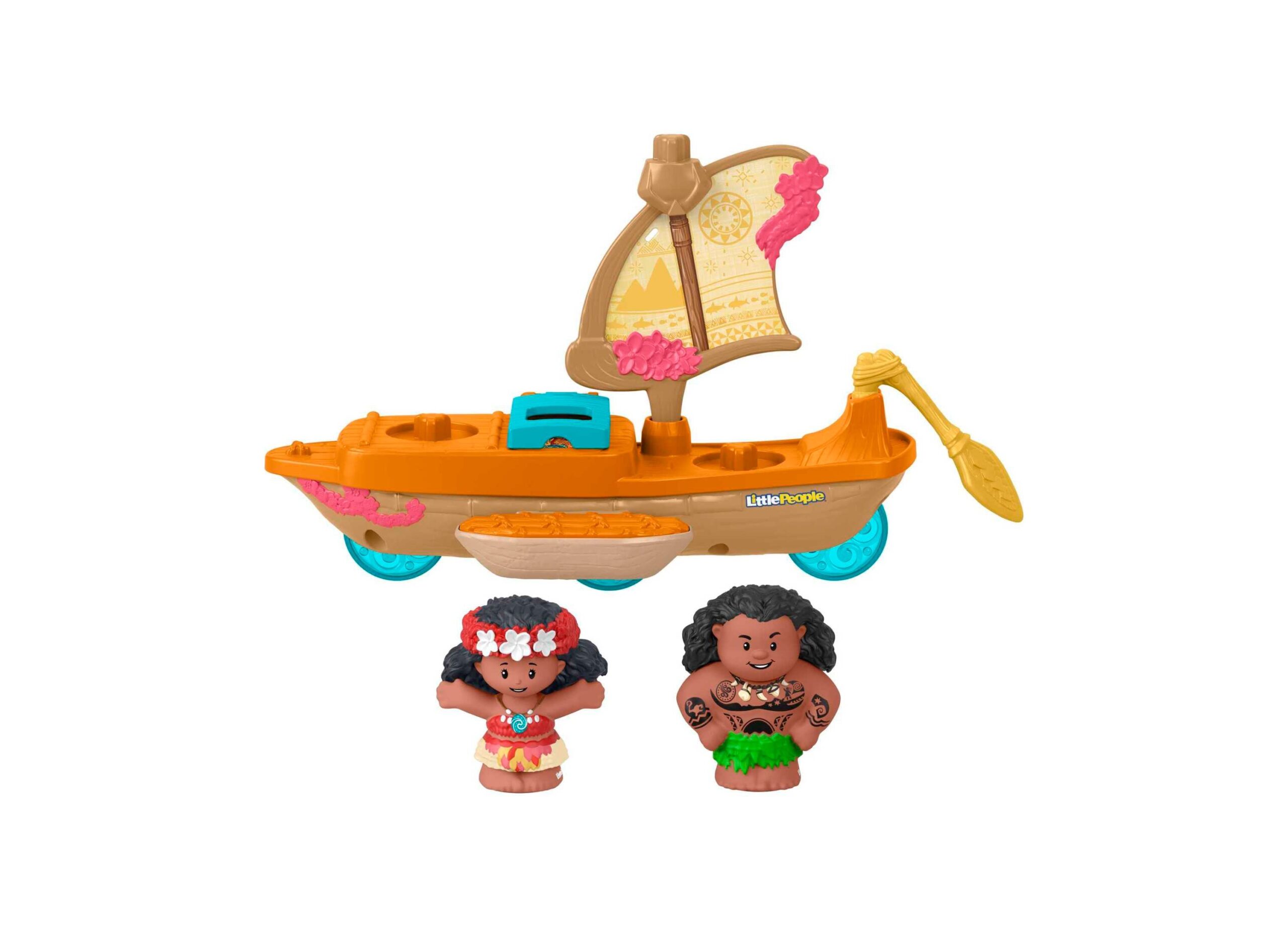 Fisher Price Little People Disney Moana & Maui Adventure Canoe - Image 3
