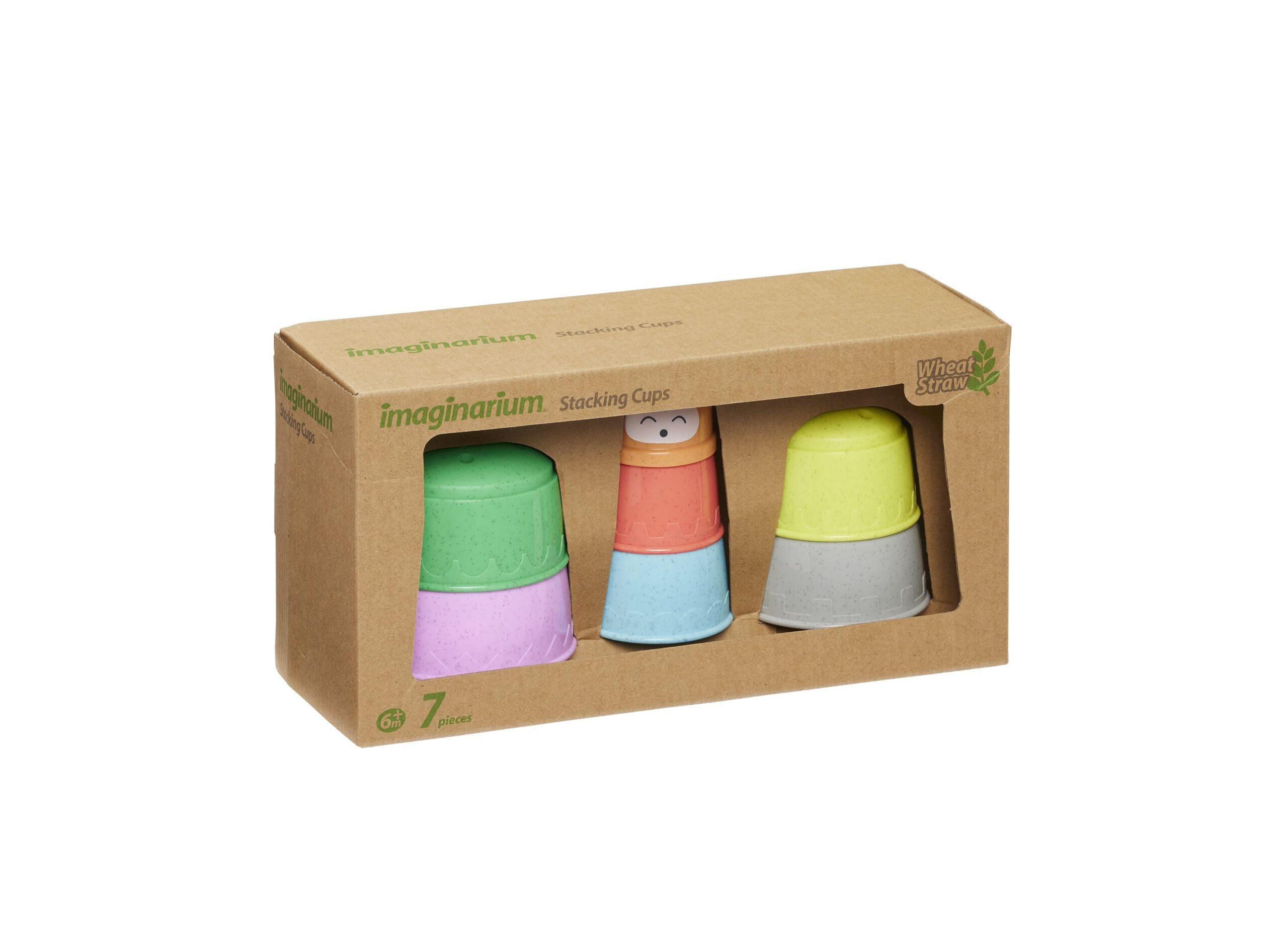 Imaginarium Rainbow Stacking Cups ?C Eco-Friendly Learning Toy - Image 2