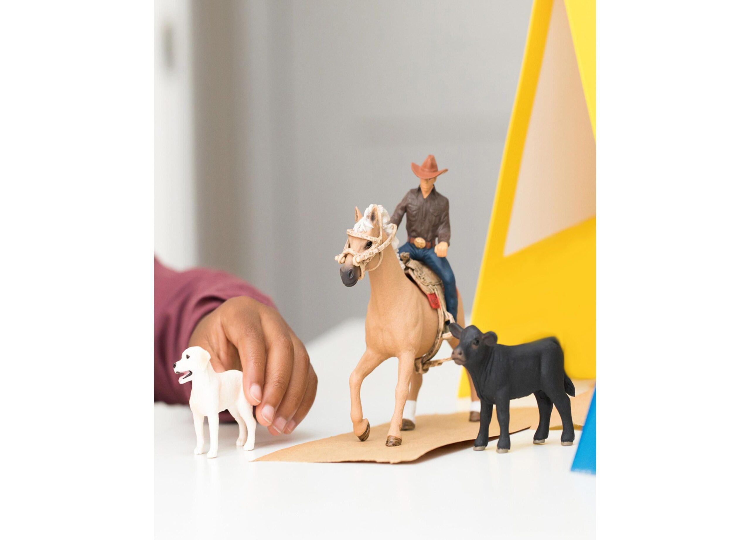 Schleich Farm World Western Riding Adventures Playset - 6 Pieces - Image 2