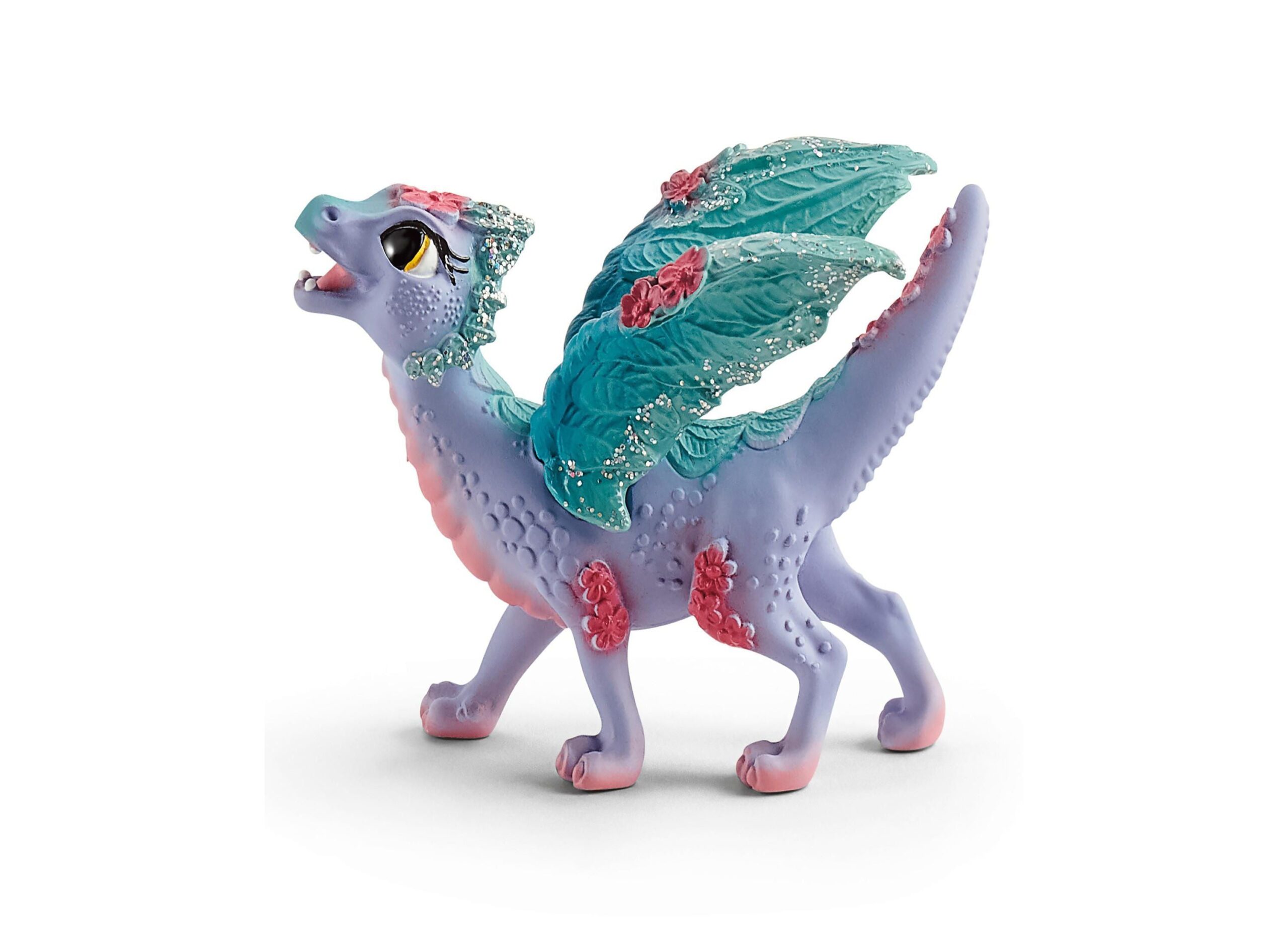 Schleich Bayala 7.1 inch Blossom Dragon Mother & Child - Magical Figurine - Image 2