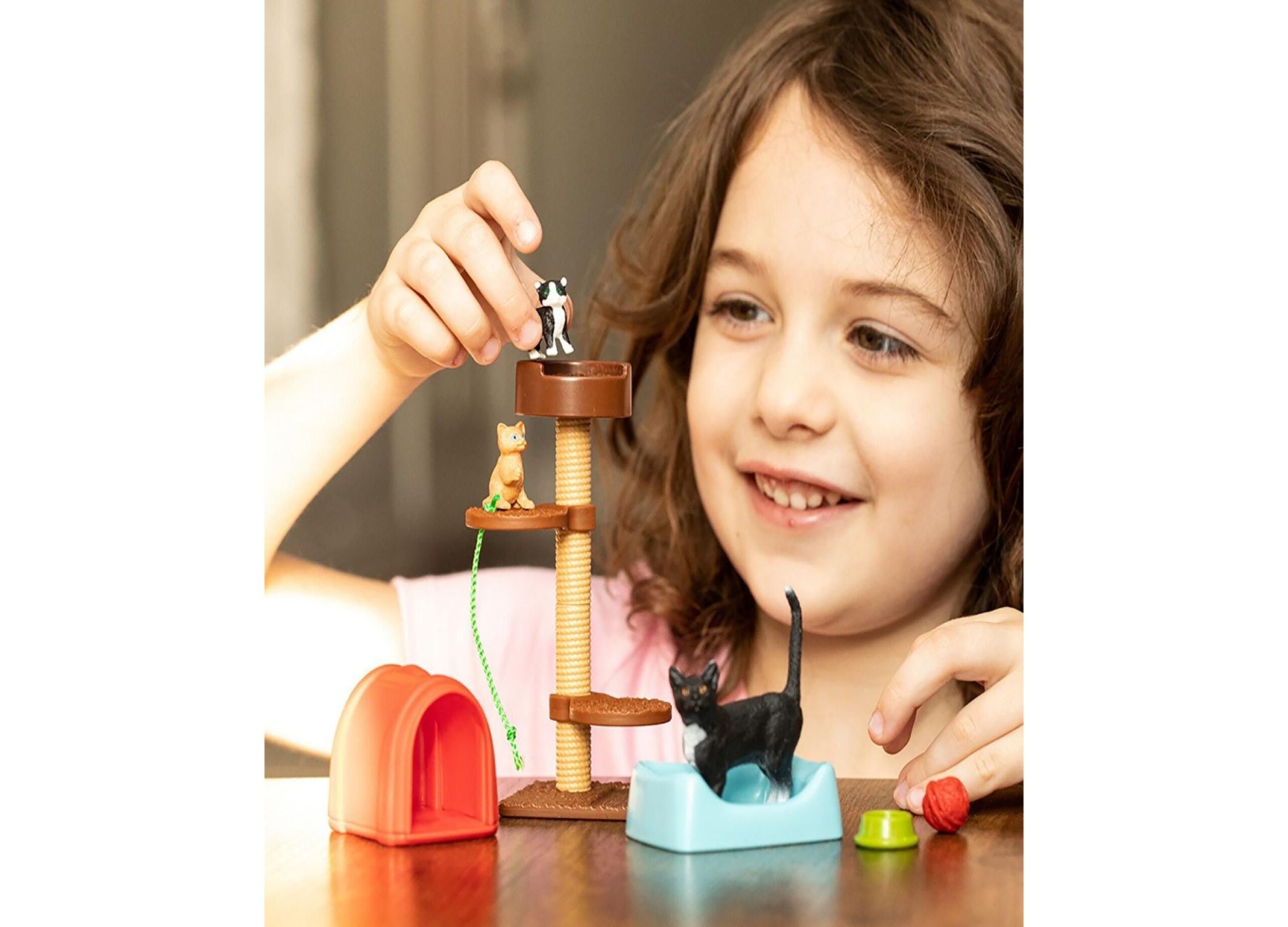 Schleich Farm World Playtime for Cute Cats Animal Figure Playset - Image 6