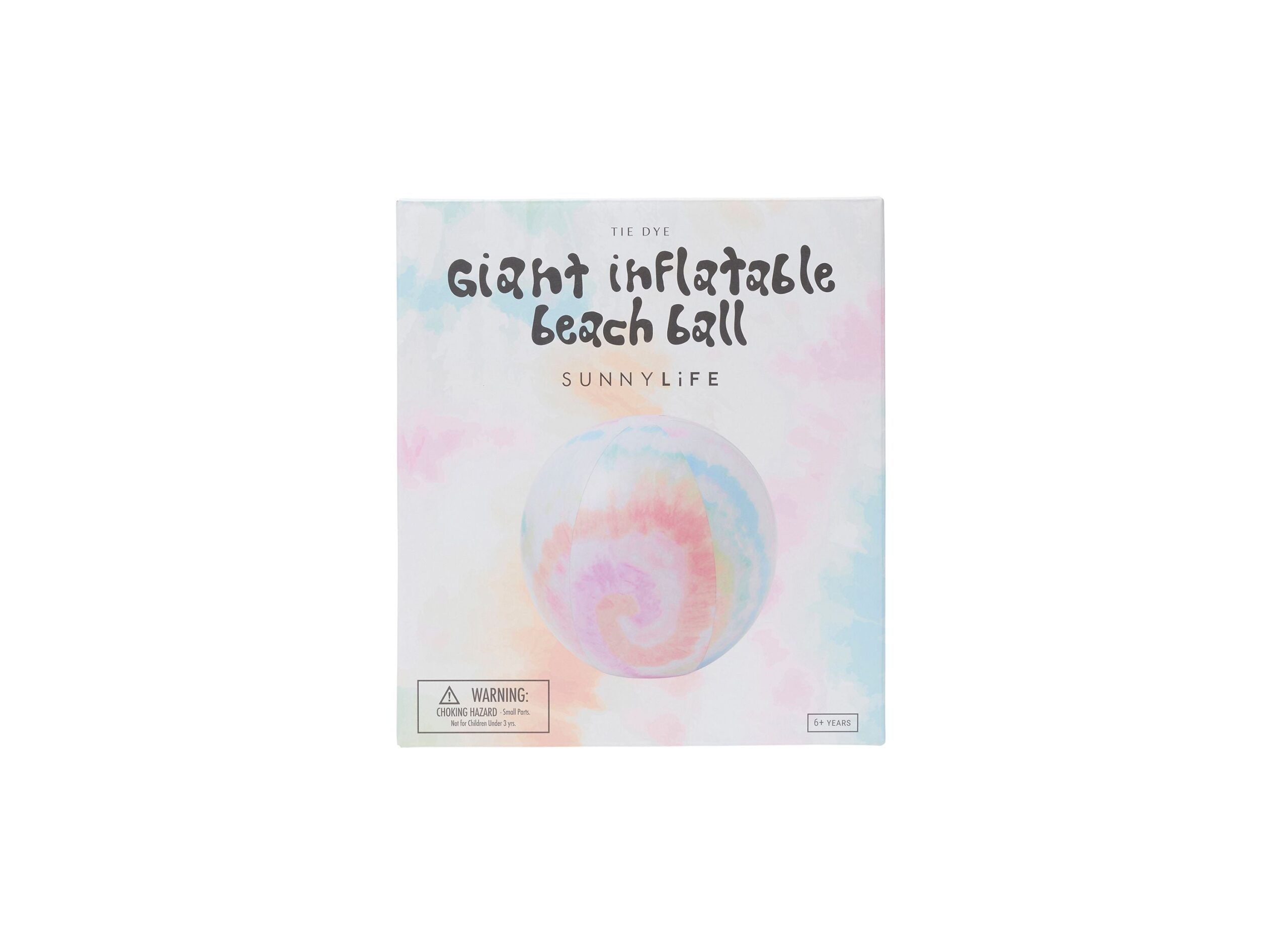 Sunnylife Giant Inflatable Pastel Tie-Dye Beach Ball - Image 2