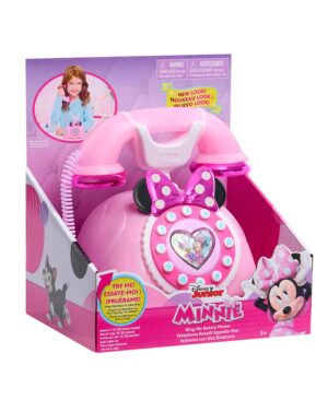 Disney Junior Minnie Mouse Ring Me Rotary Phone ?C Iridescent Pink