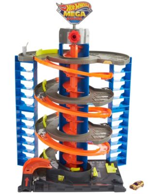 Hot Wheels City Mega 4-Level Garage Playset with 60+ Car Storage - Image 2