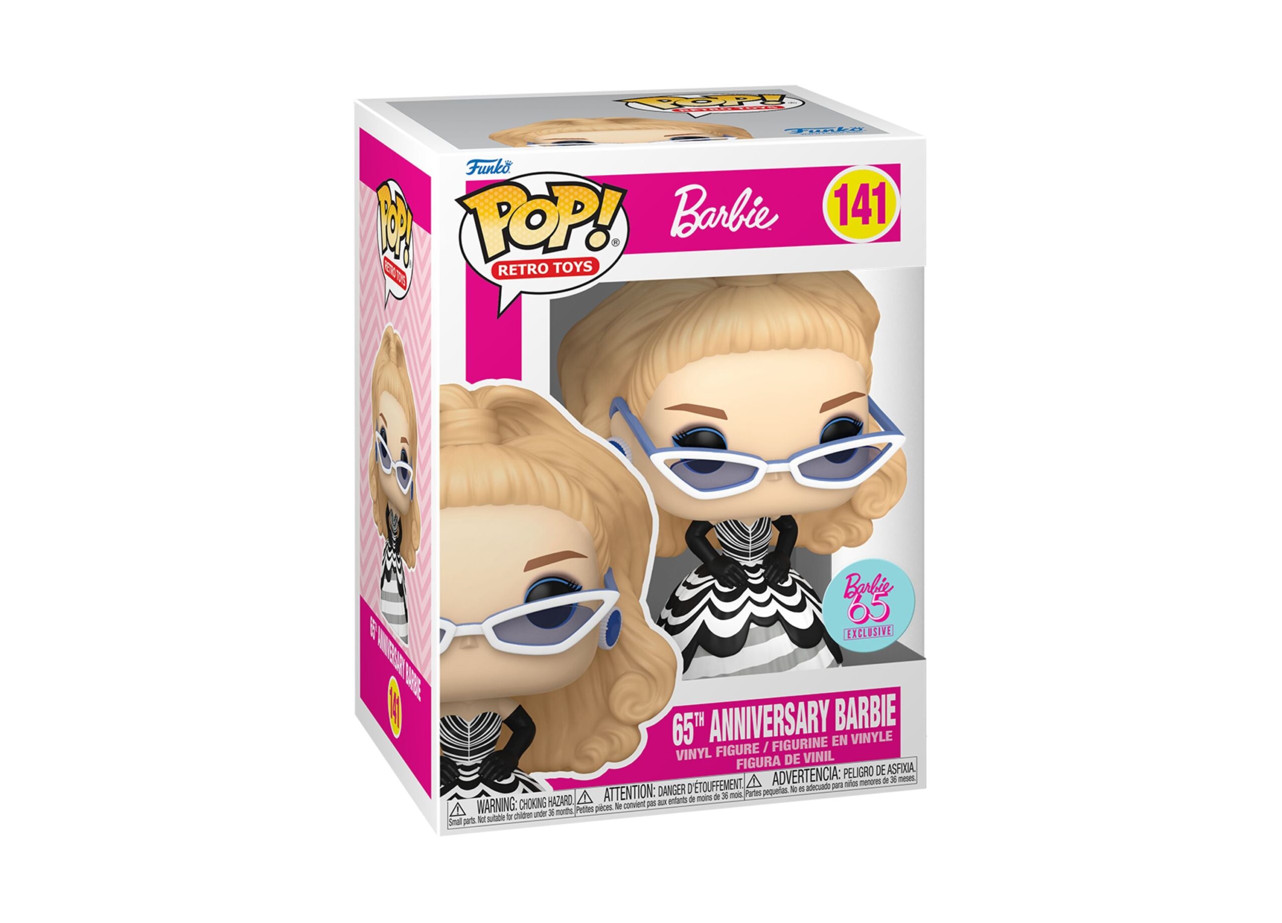 Funko Pop Retro Toys: Barbie 65th Anniversary Barbie Vinyl Figures - Image 3