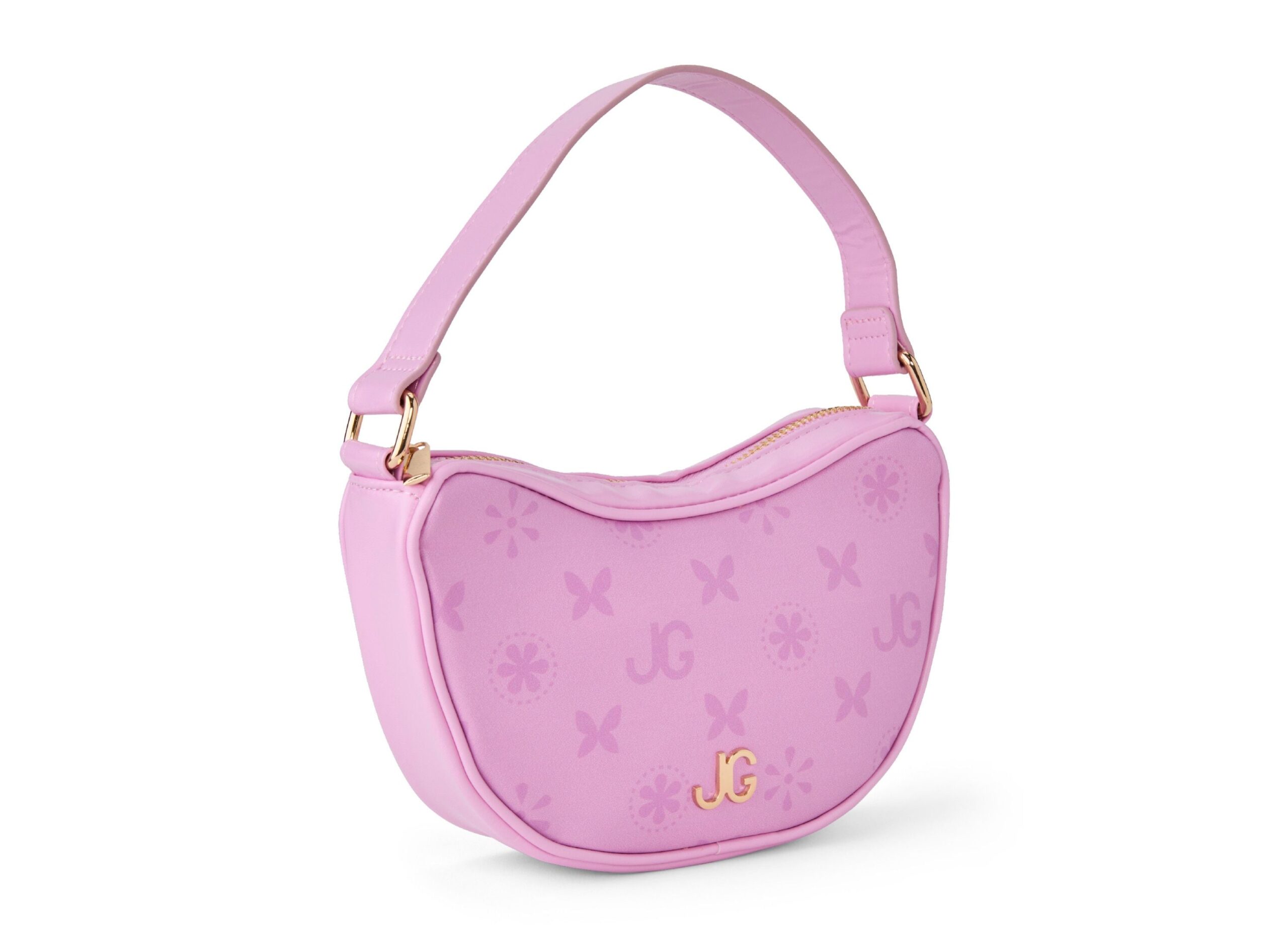 Journey Girls Fashionable Quilted Handbag with Monogram Scarf - Pastel Purple - Image 6