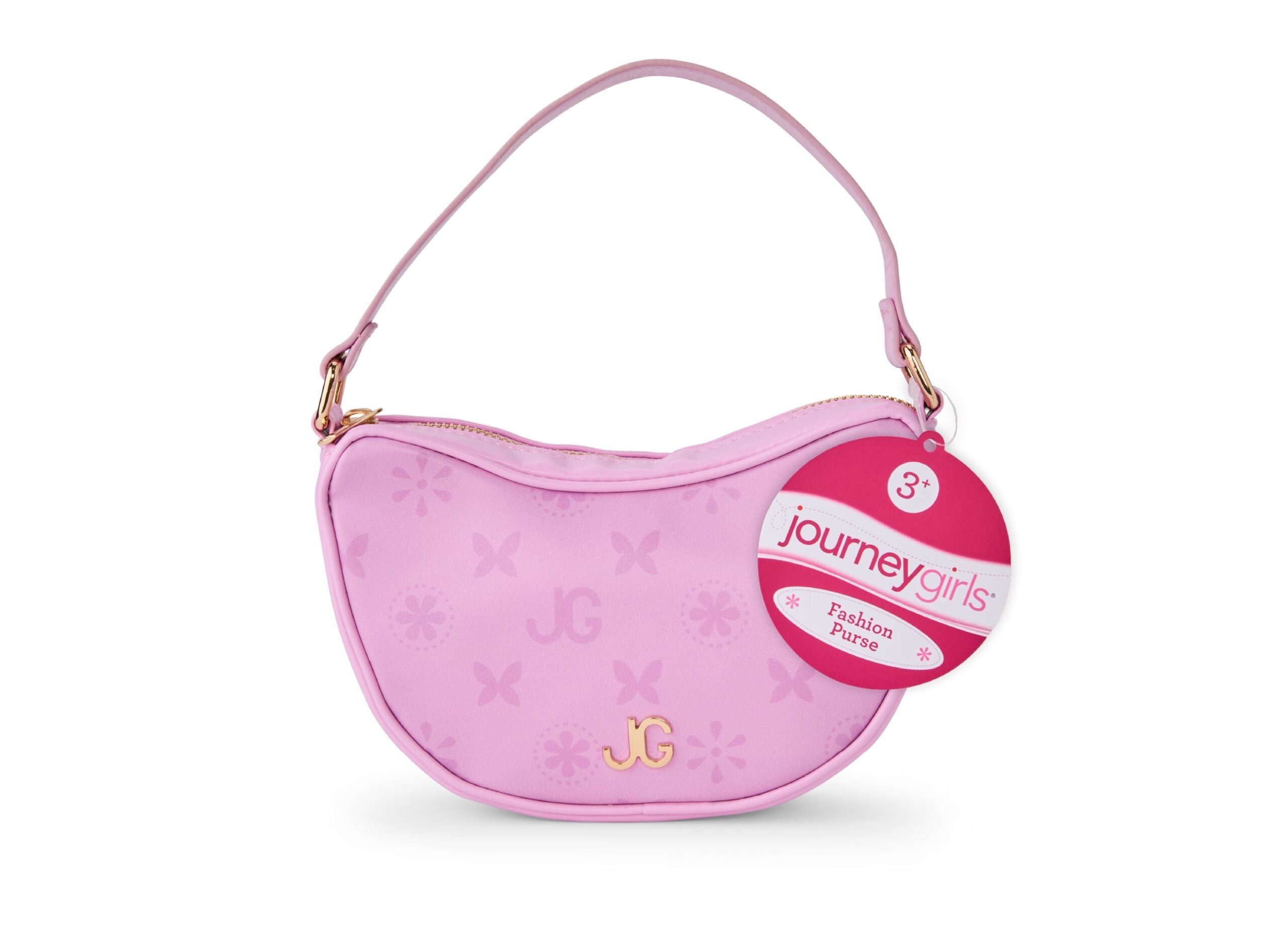 Journey Girls Fashionable Quilted Handbag with Monogram Scarf - Pastel Purple - Image 3